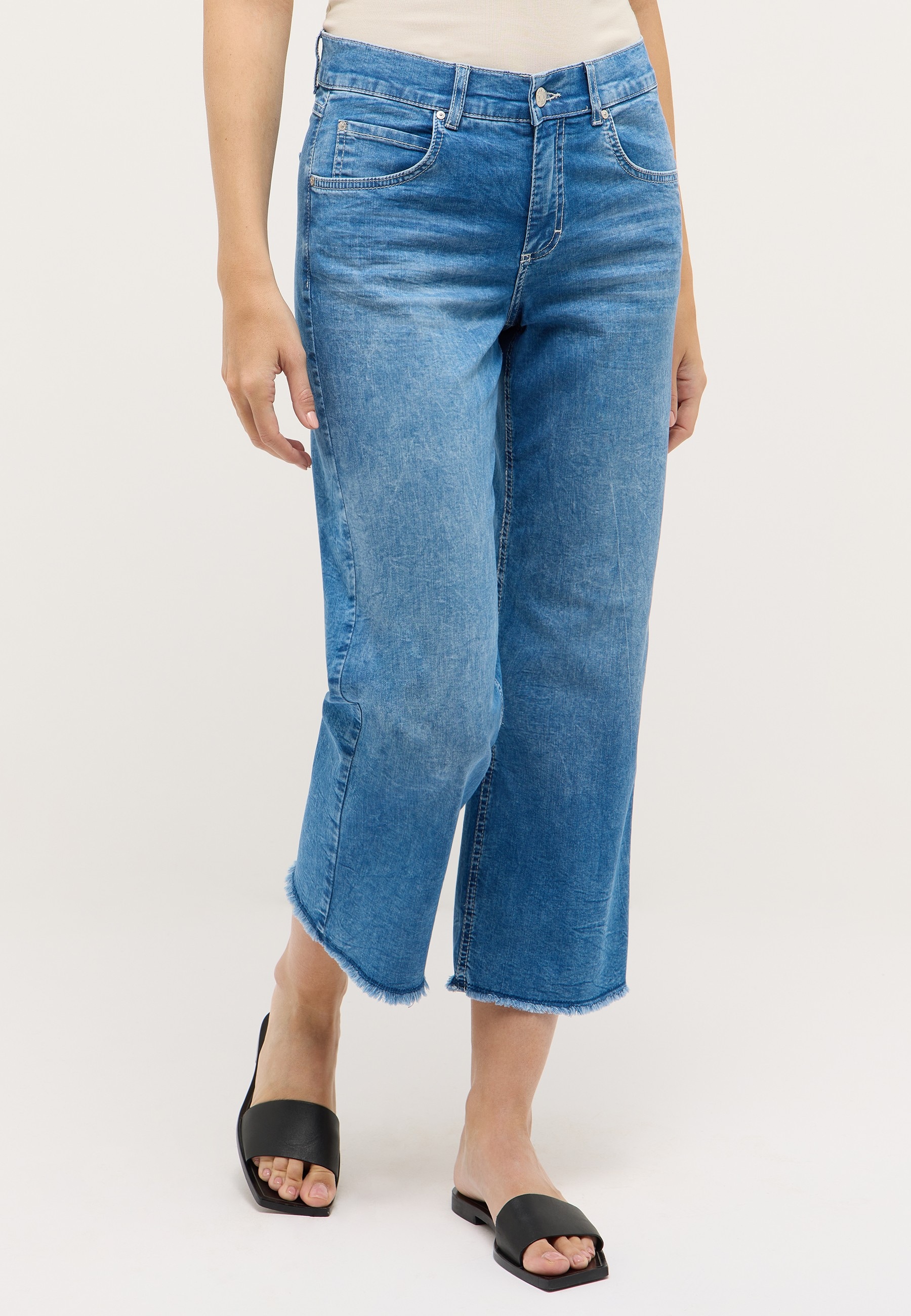 ANGELS Straight-Jeans »Linn« Culotte