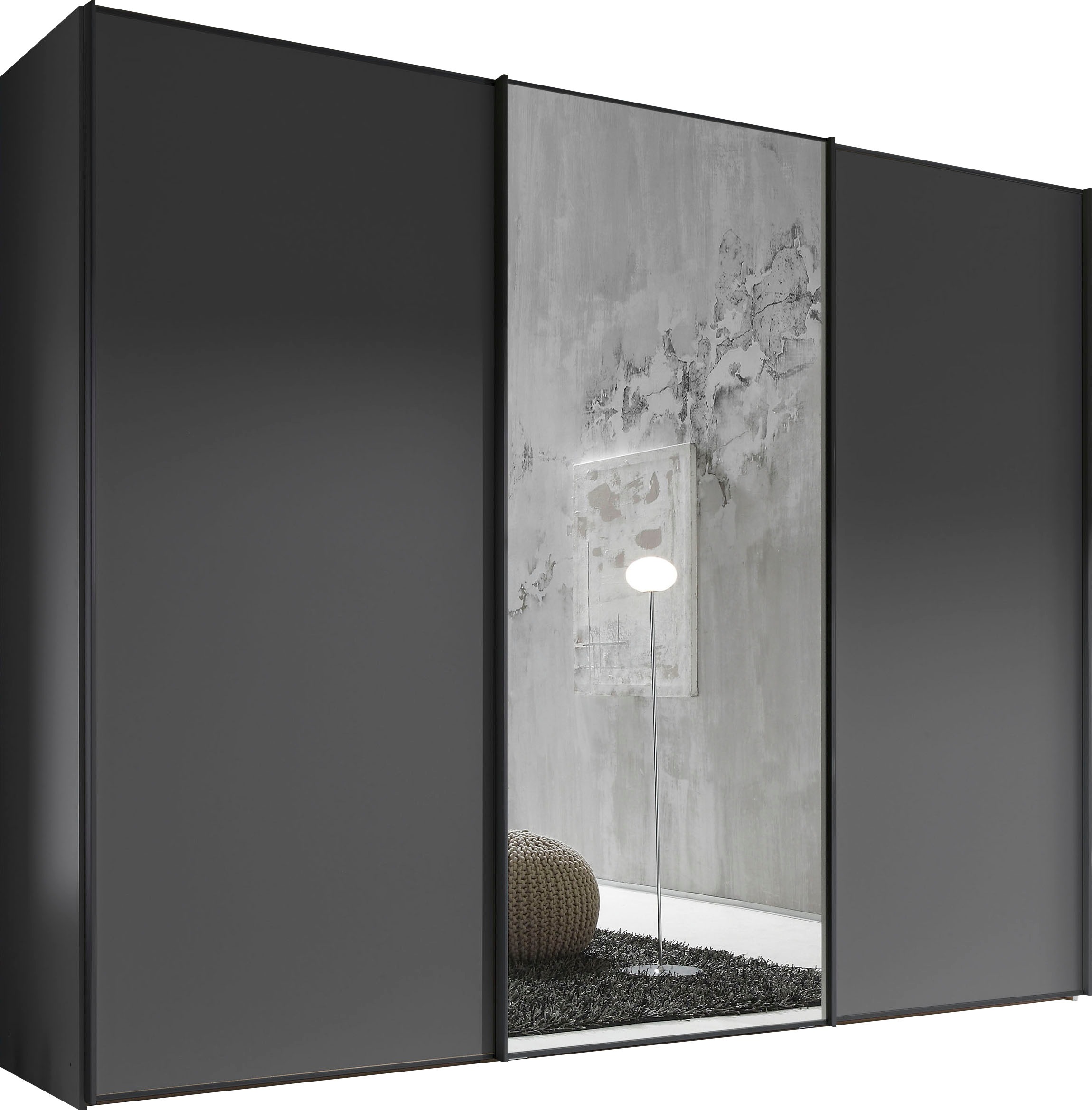 STAUD Schwebetürenschrank »Sinfonie Plus, edles Design in hochwertiger Qualität, Made in Germany« Mit Spiegeltür und vier verschiedenen Ausstattungsvarianten