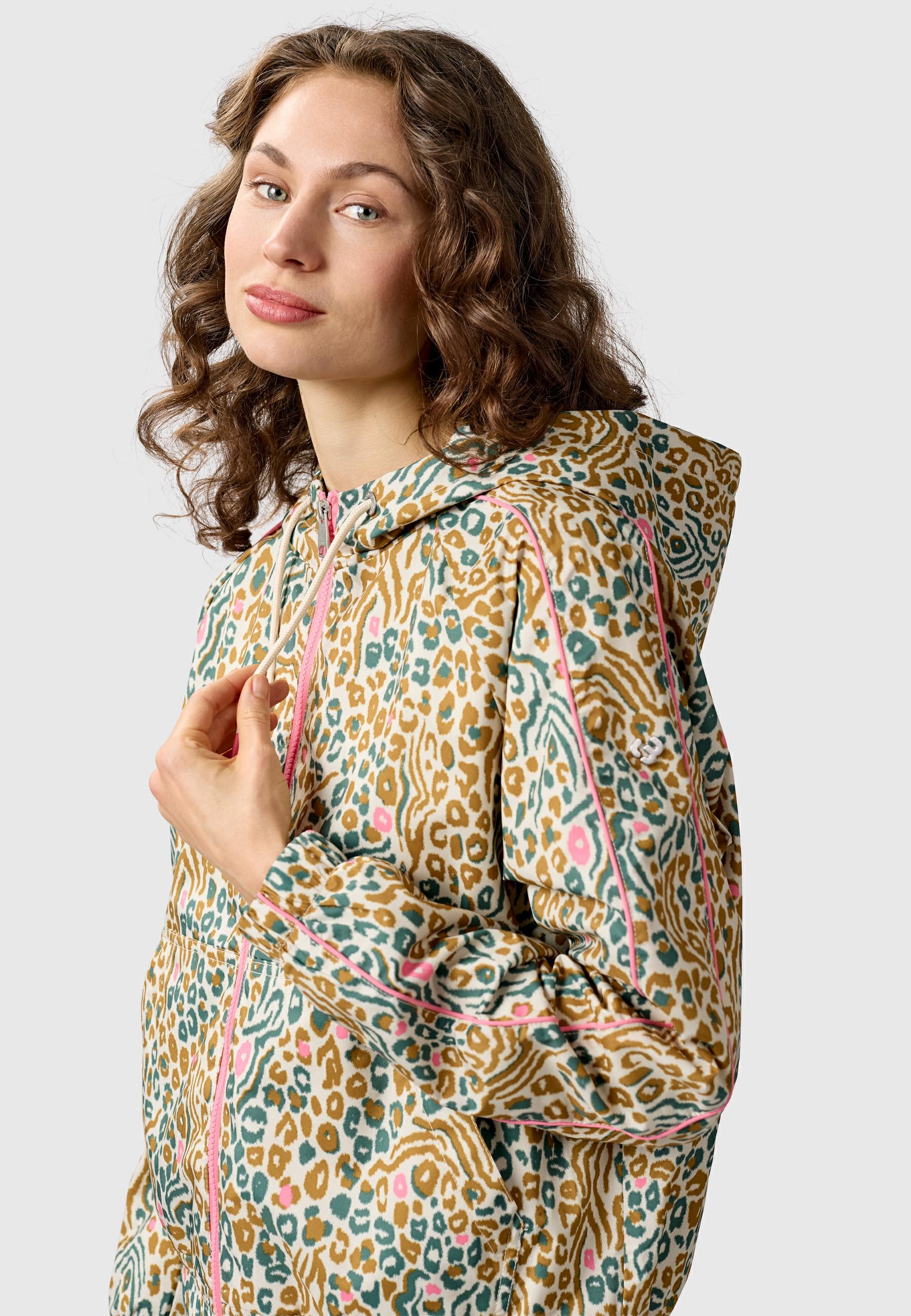 Ragwear Funktionsjacke »Funktionsjacke Andrin Print« mit Kapuze Gemusterte funktionale Übergangsjacke