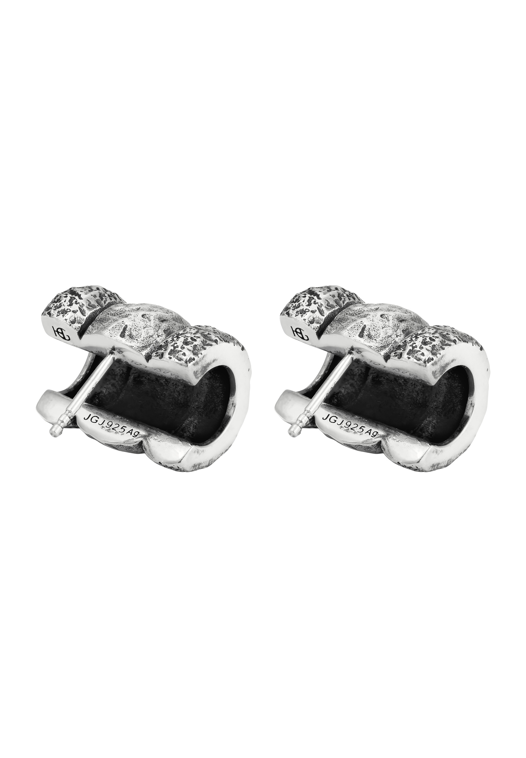 HAZE & GLORY Paar Ohrstecker »Ohrringe Ohrstecker Organic 925 Sterling Silber Oxidiert«