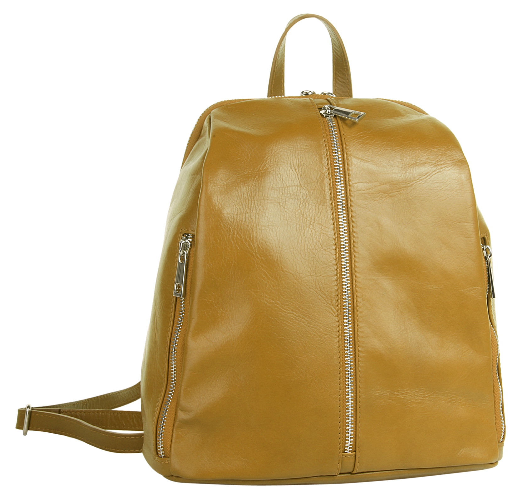 Samantha Look Cityrucksack, echt Leder, Made in Italy