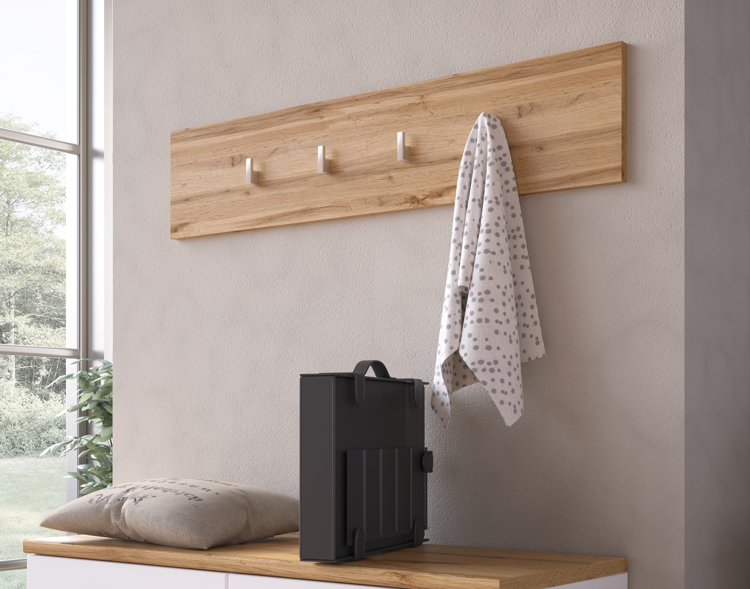 LIVING CHARM Garderobenpaneel »Hola«, Breite ca. 90 cm