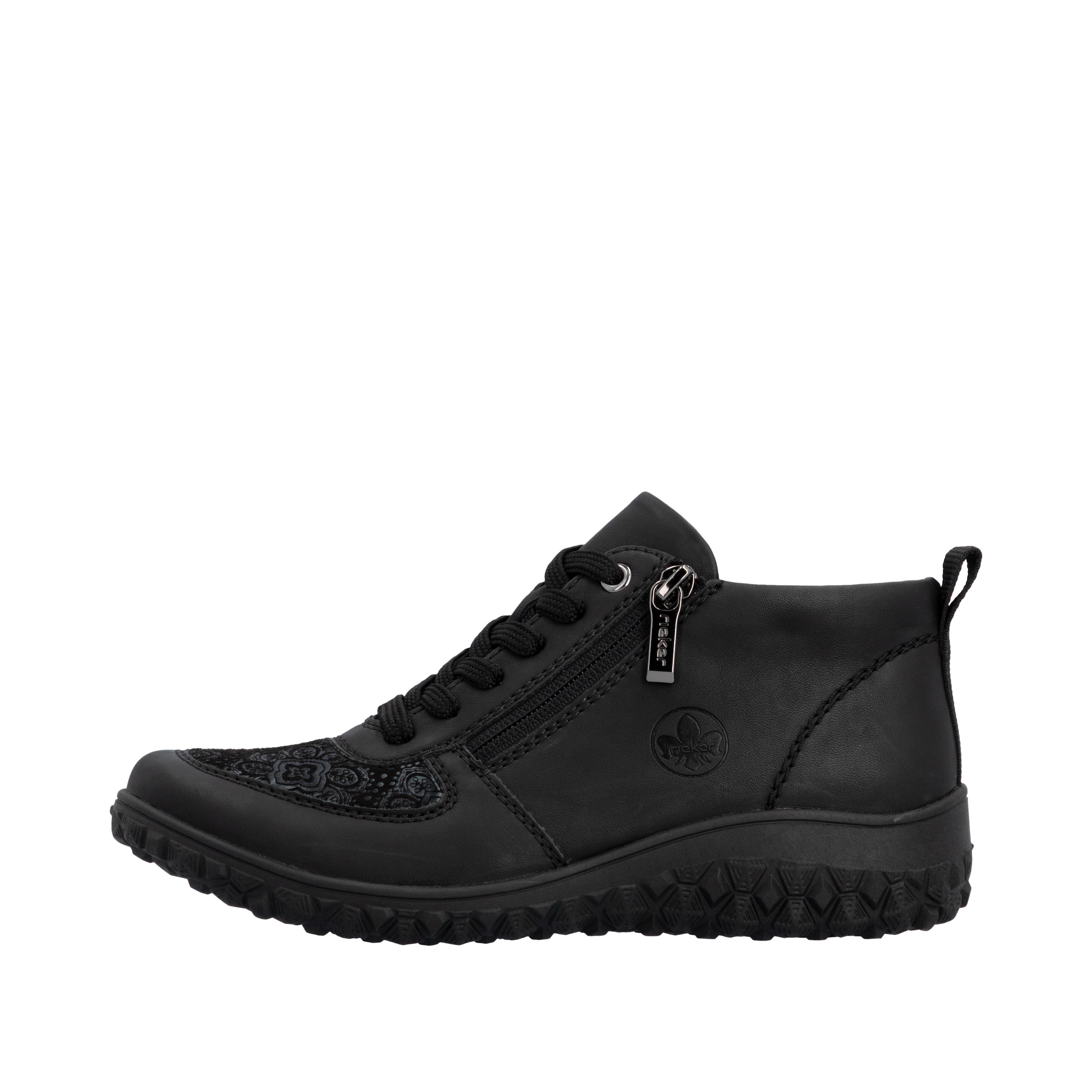Rieker Sneakerboots  High Top Sneaker, Schnürboots, Stiefelette mit floralem Muster