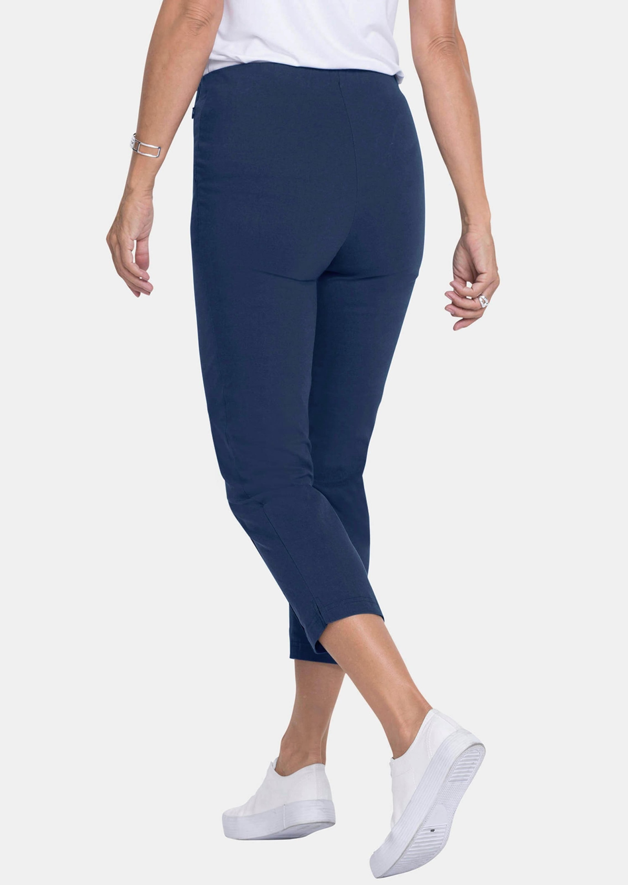 GOLDNER 7/8-Hose »Moderne Hose mit streckenden Biesen«