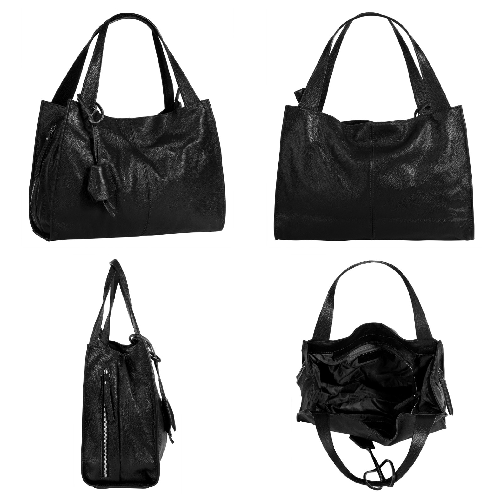 Cluty Shopper, echt Leder, Made in Italy