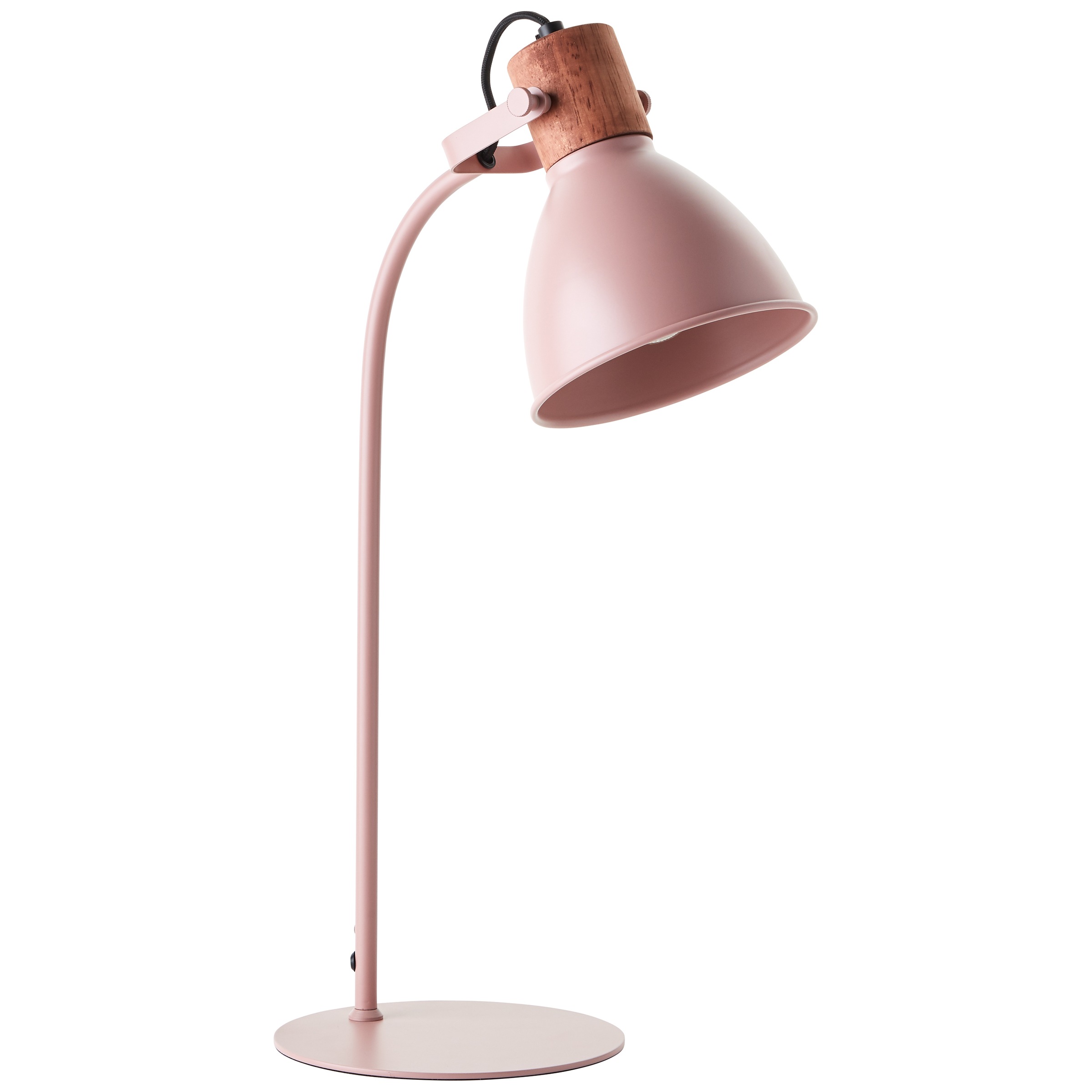 Brilliant Tischleuchte »Erena«, 1 flammig, Leuchtmittel E27 | ohne Leuchtmittel, Höhe 52 cm, E27, Metall/Holz