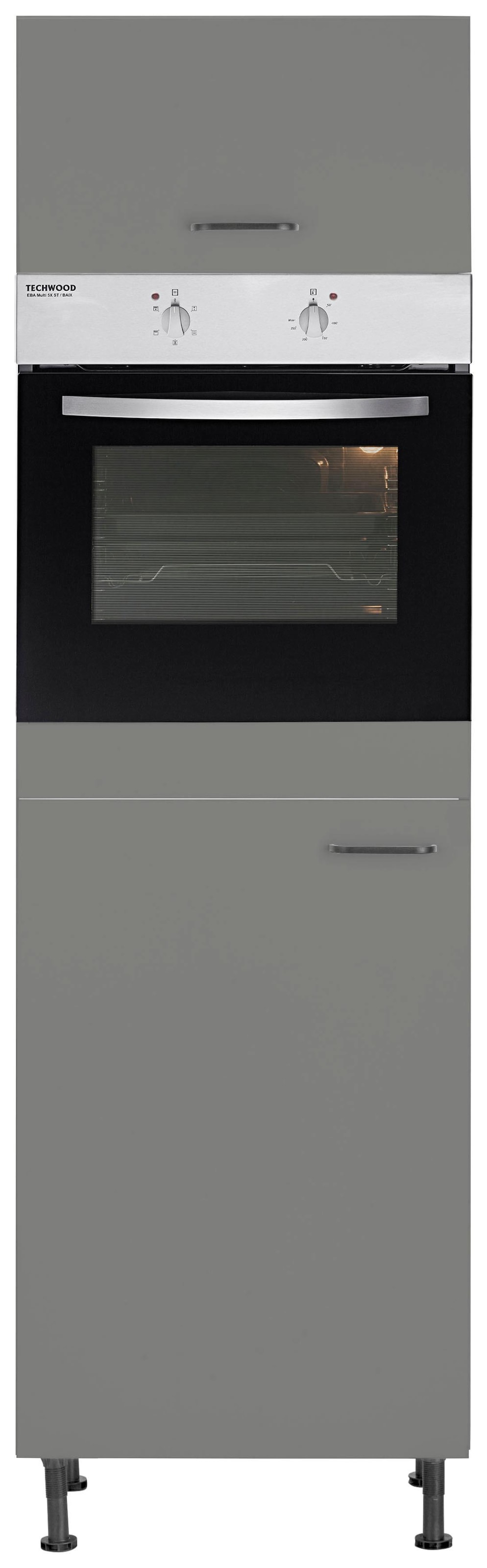 OPTIFIT Backofen/Kühlumbauschrank »Elga«, mit Soft-Close-Funktion, höhenverstellbaren Füßen, Breite 60 cm