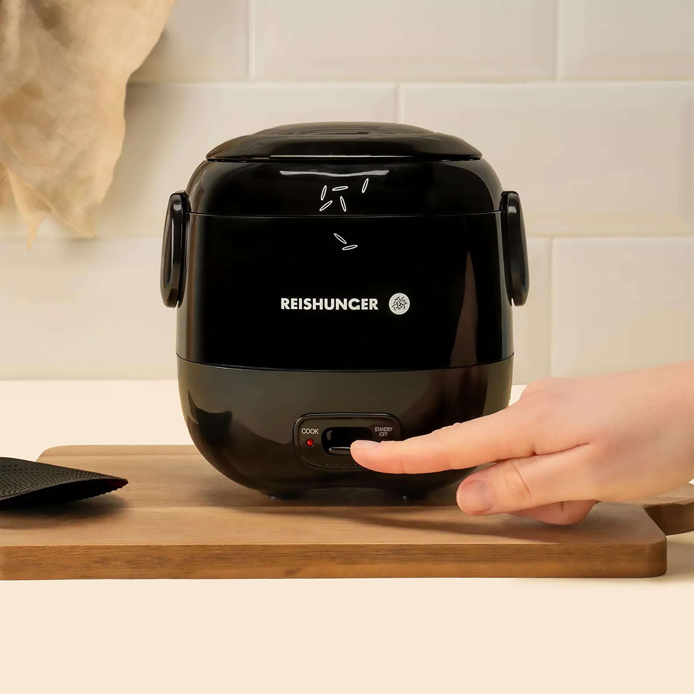 Reishunger Reiskocher »533-MRK-BLACK«, kompakt