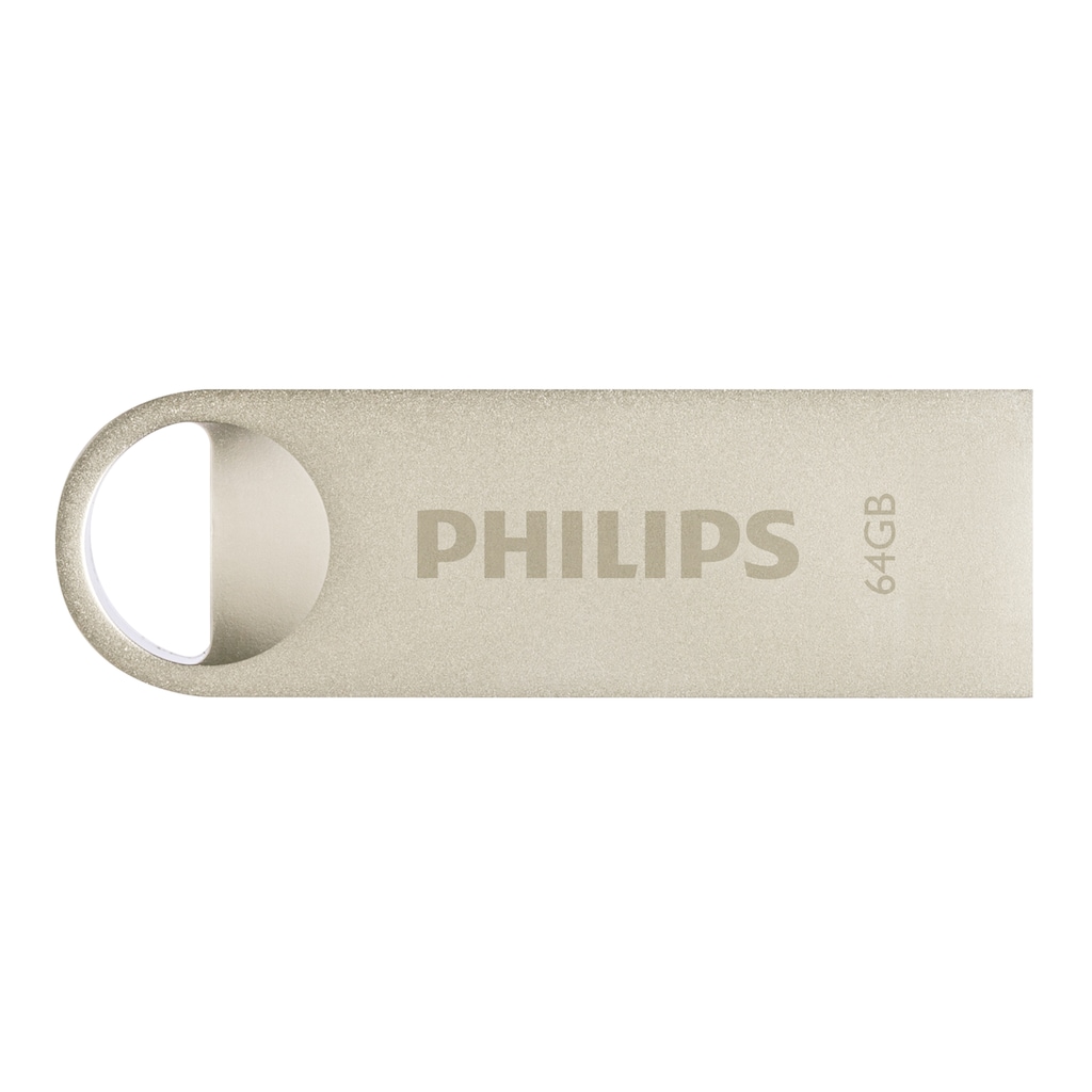 Philips Mini-USB-Stick »USB 2.0 Moon Edition Vintage Silver«, (USB 2.0 Lesegeschwindigkeit 20 MB/s)