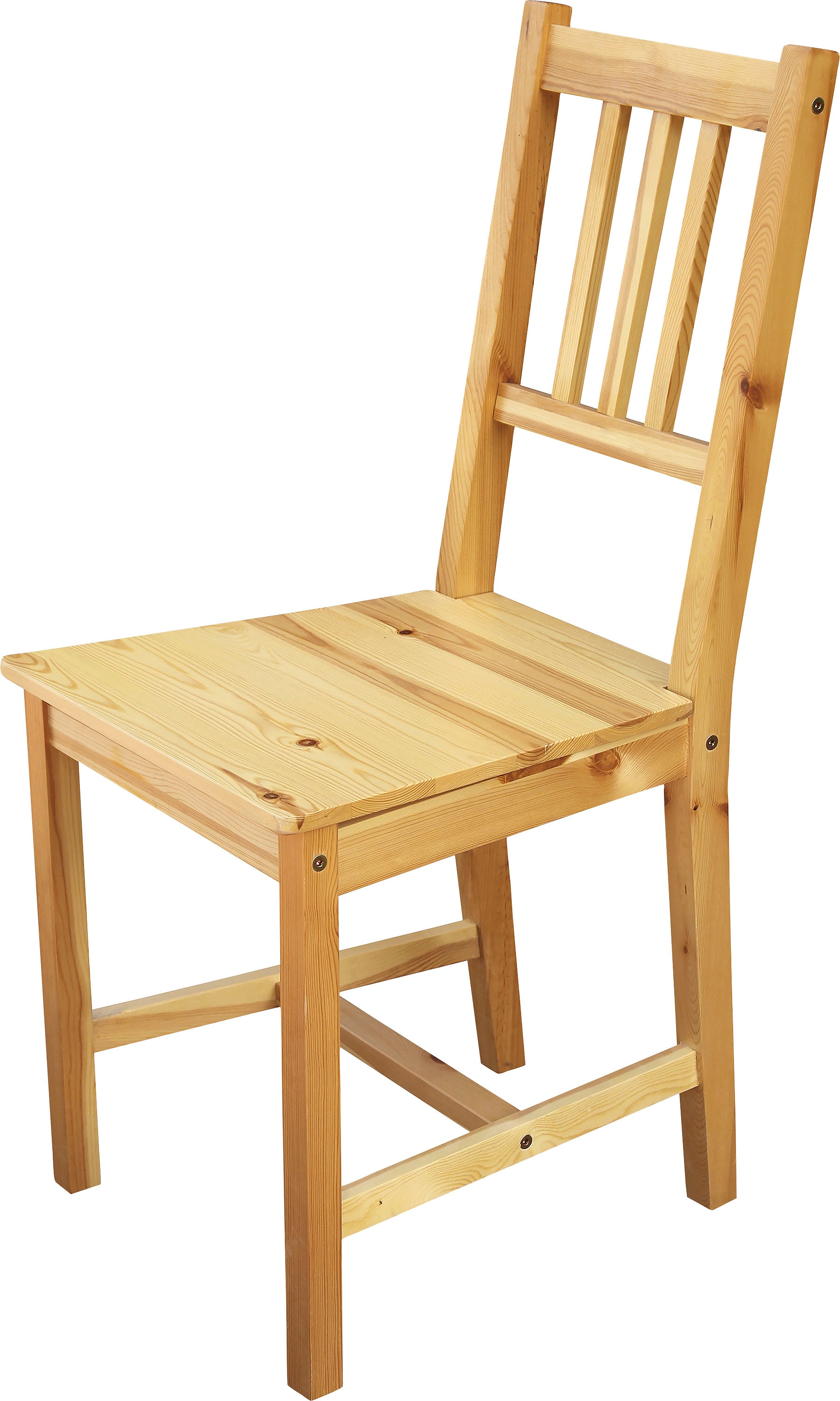 Home affaire 4-Fußstuhl, (Set), 2 St., aus massivem Kiefernholz