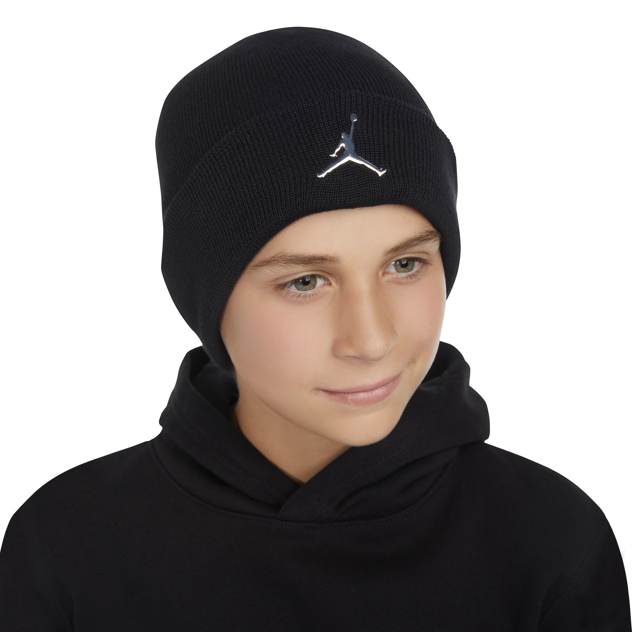Jordan Beanie »JAN JORDAN BEANIE CUFFED« für Kinder, mit Umschlag, aus Polyester und Baumwolle