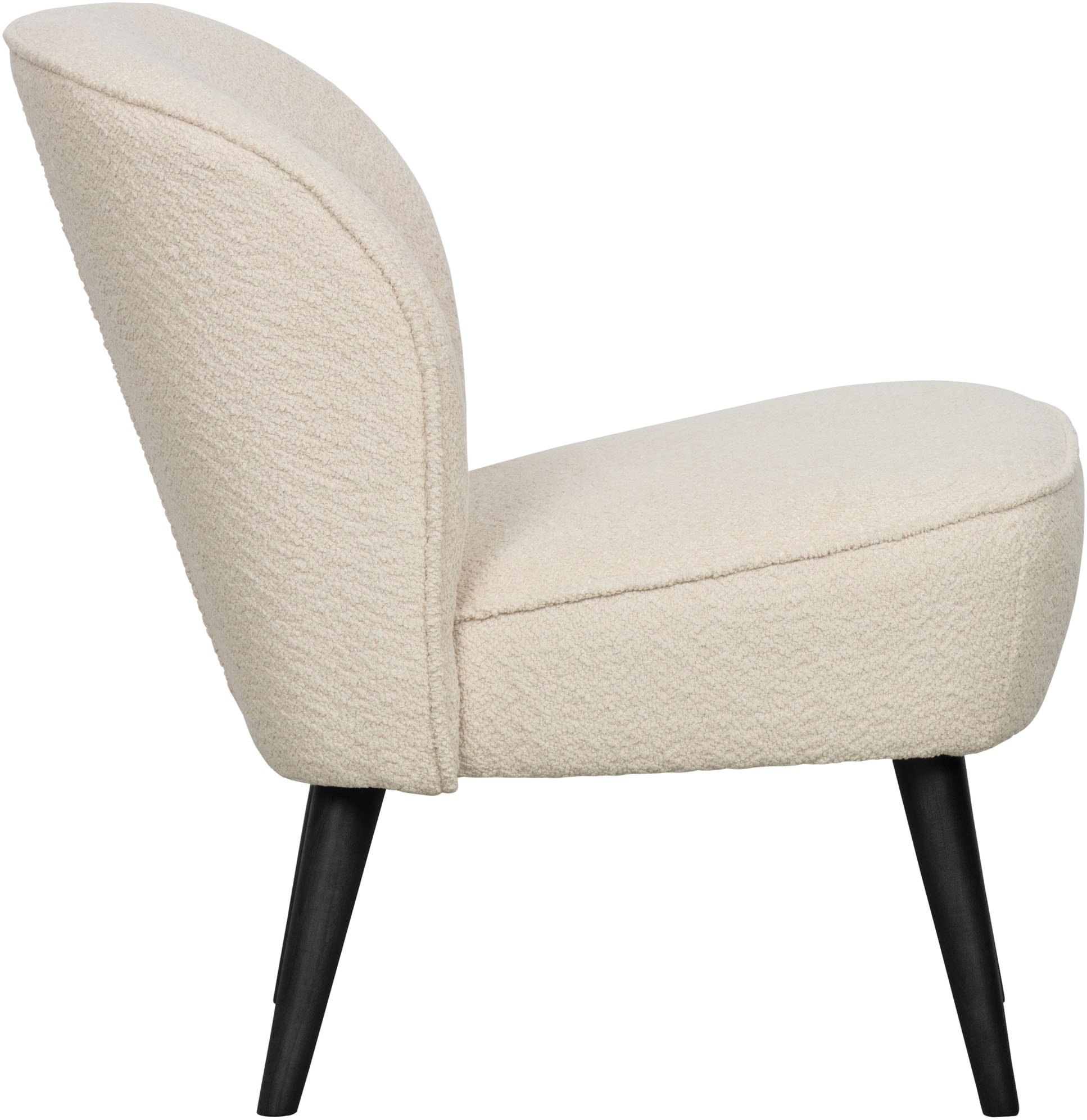 WOOOD Sessel »Sara«, weich gepolstert, 4-Fußgestell, H 71 cm x B 59 cm