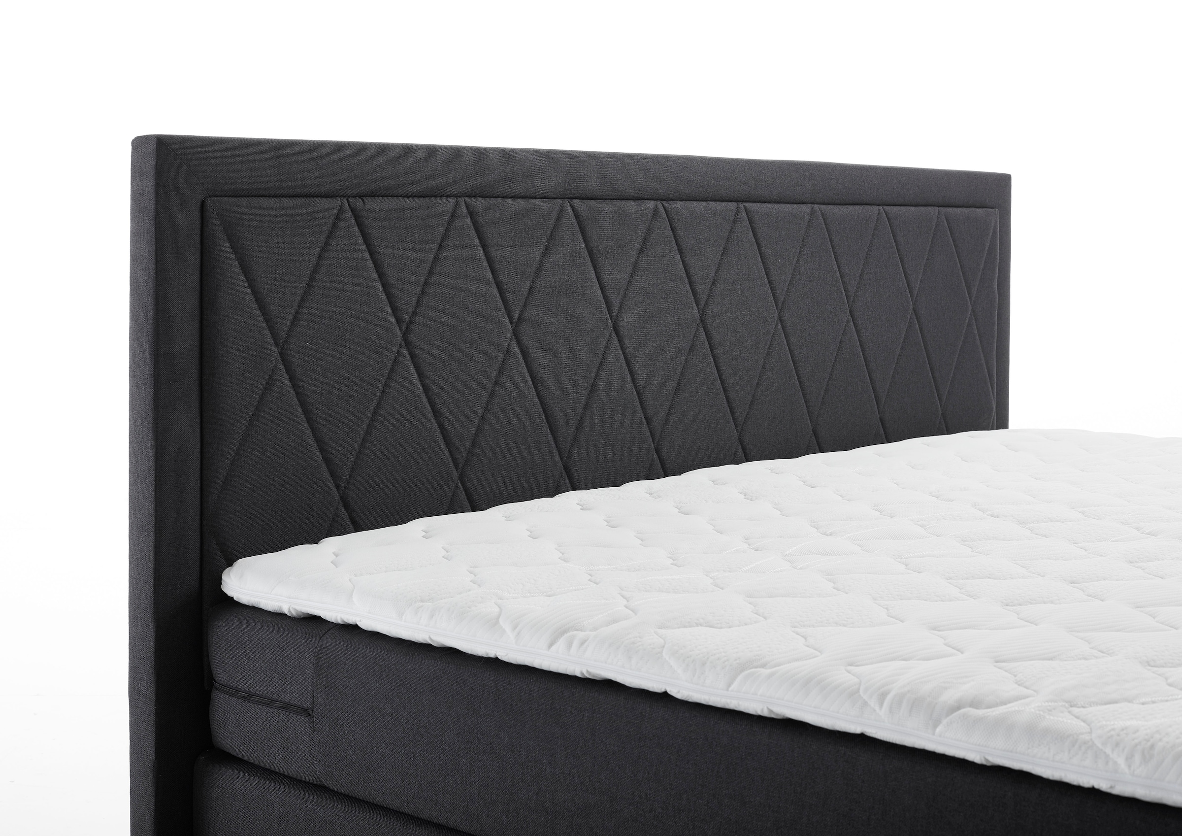 ATLANTIC home collection Boxbett »Helen« Tonnentaschenfederkern-Matratze und Topper, wahlweise mit Bettkasten