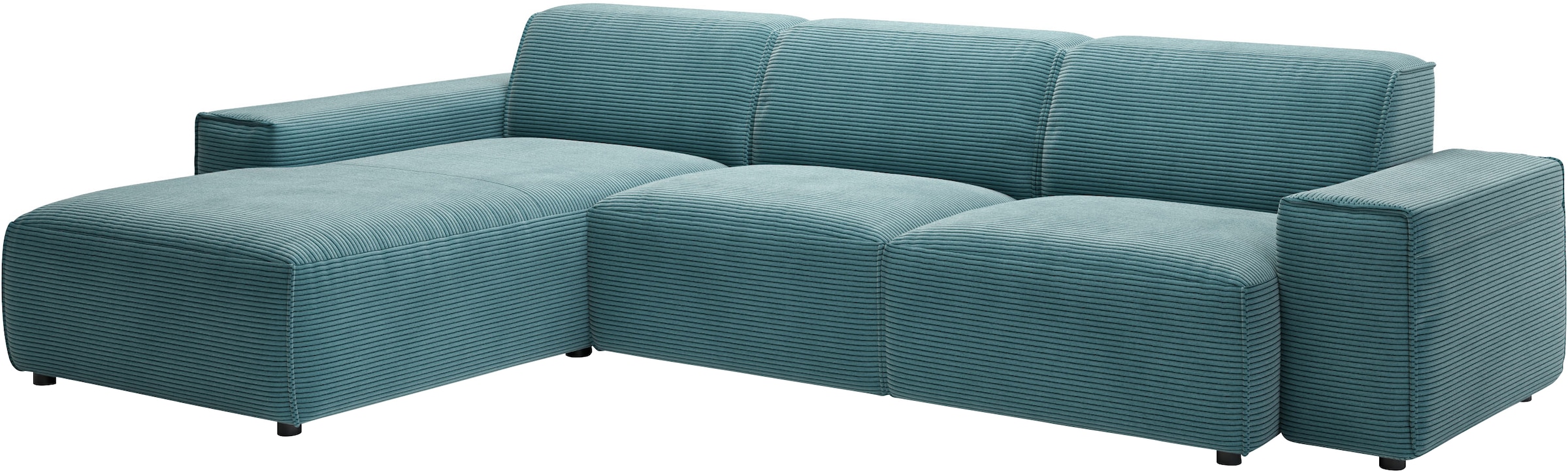 andas Ecksofa »Glimminge auch in Breitcord, Feincord, Bouclé + Easy care-Bezug«, L-Form, Breite 294, Zierkissen