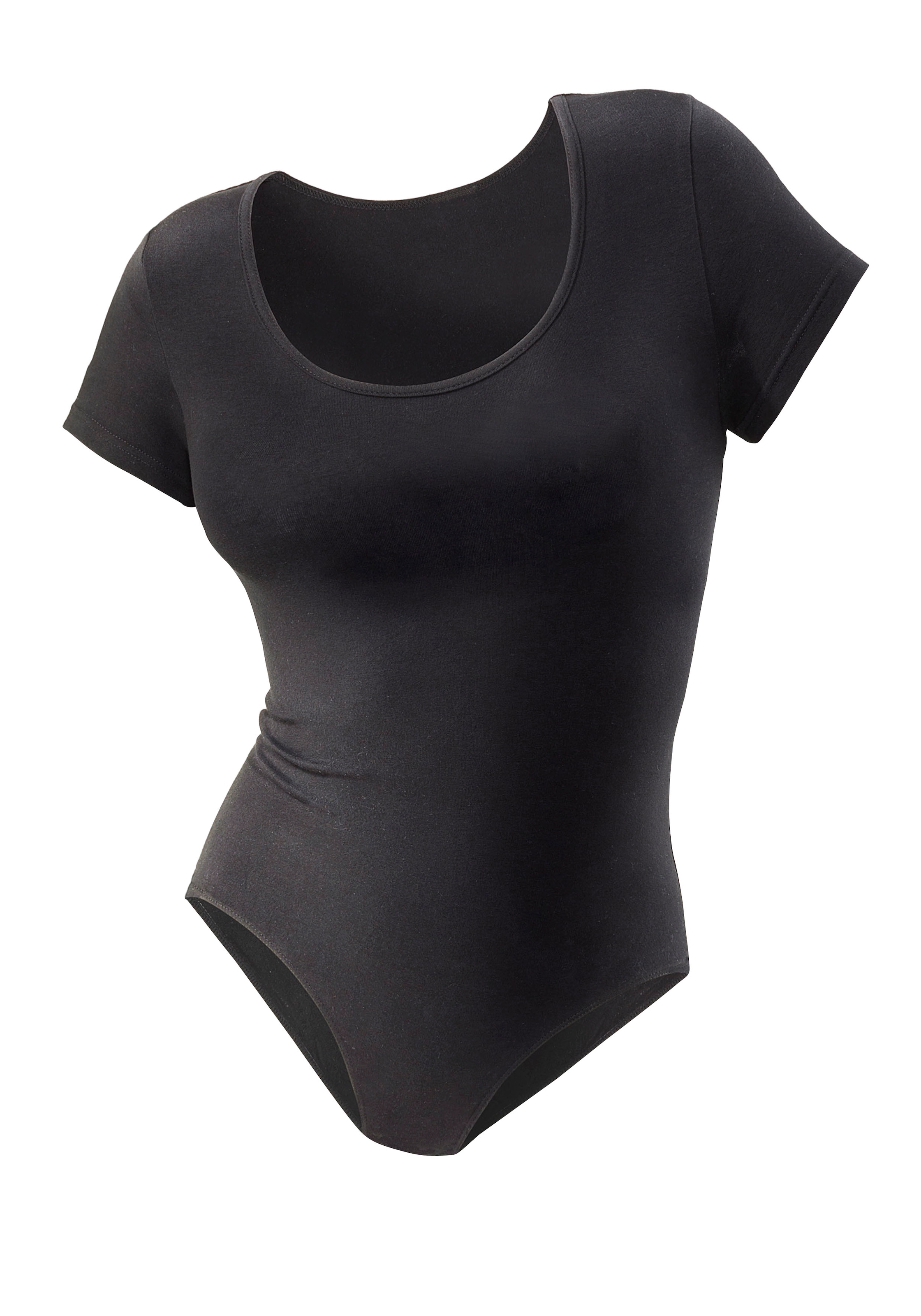 Vivance T-Shirt-Body, aus elastischer Baumwoll-Qualität