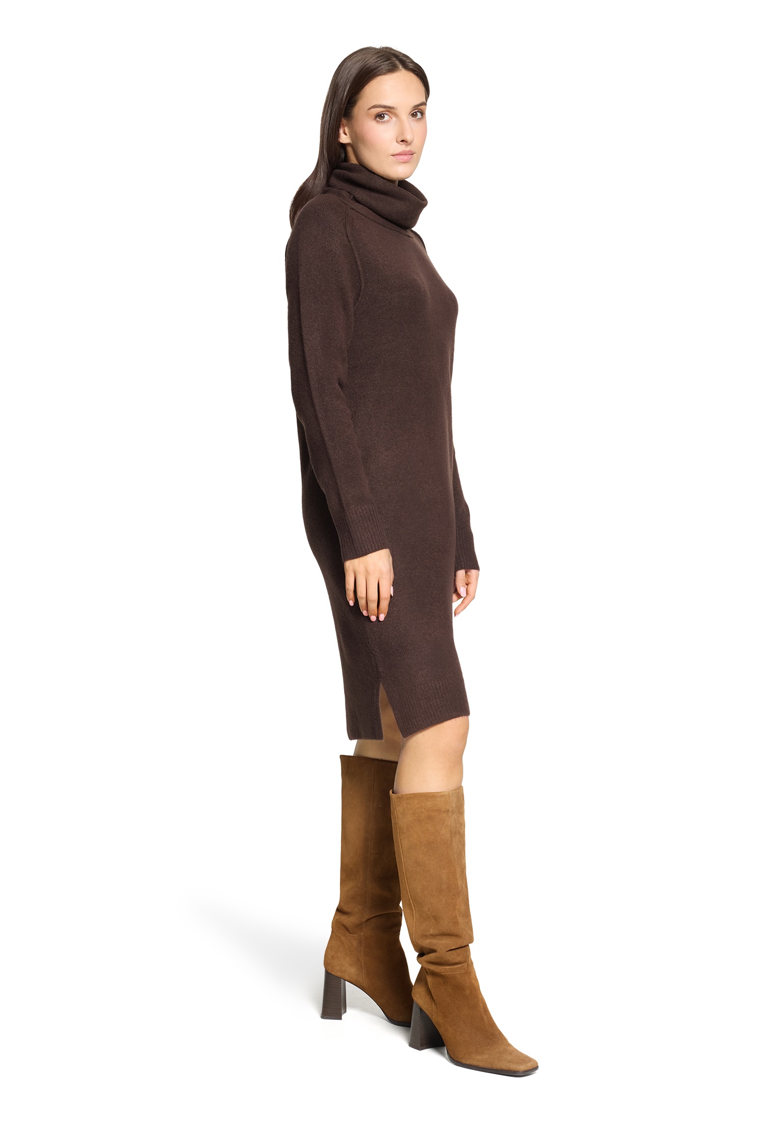 Cartoon Strickkleid »Strickkleid mit Turtle Neck«