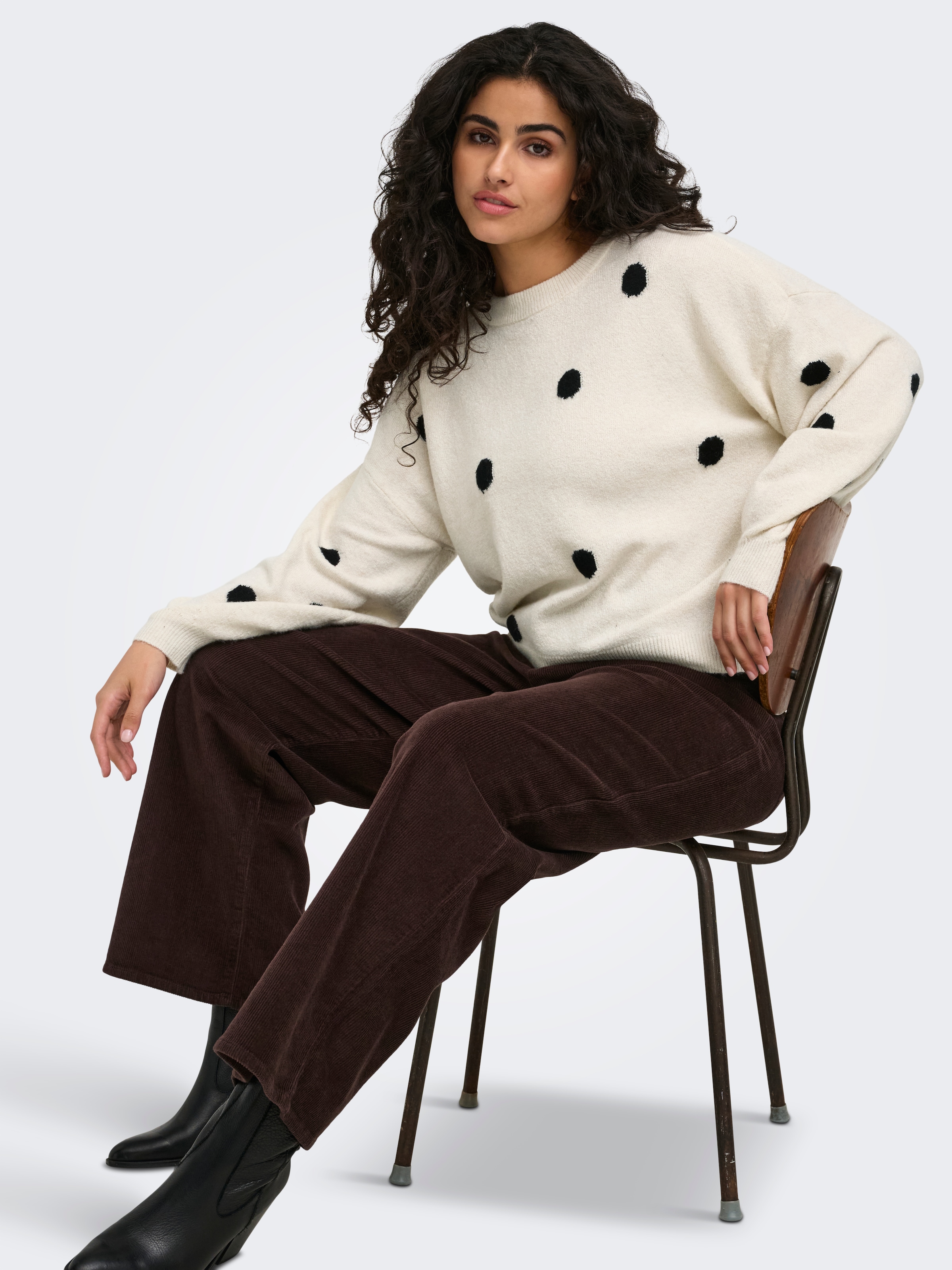 ONLY CARMAKOMA Cordhose »CARHOPE GLOBAL EX HW WIDE CORD PNT NOOS«  Baumwollmischung, High Waist