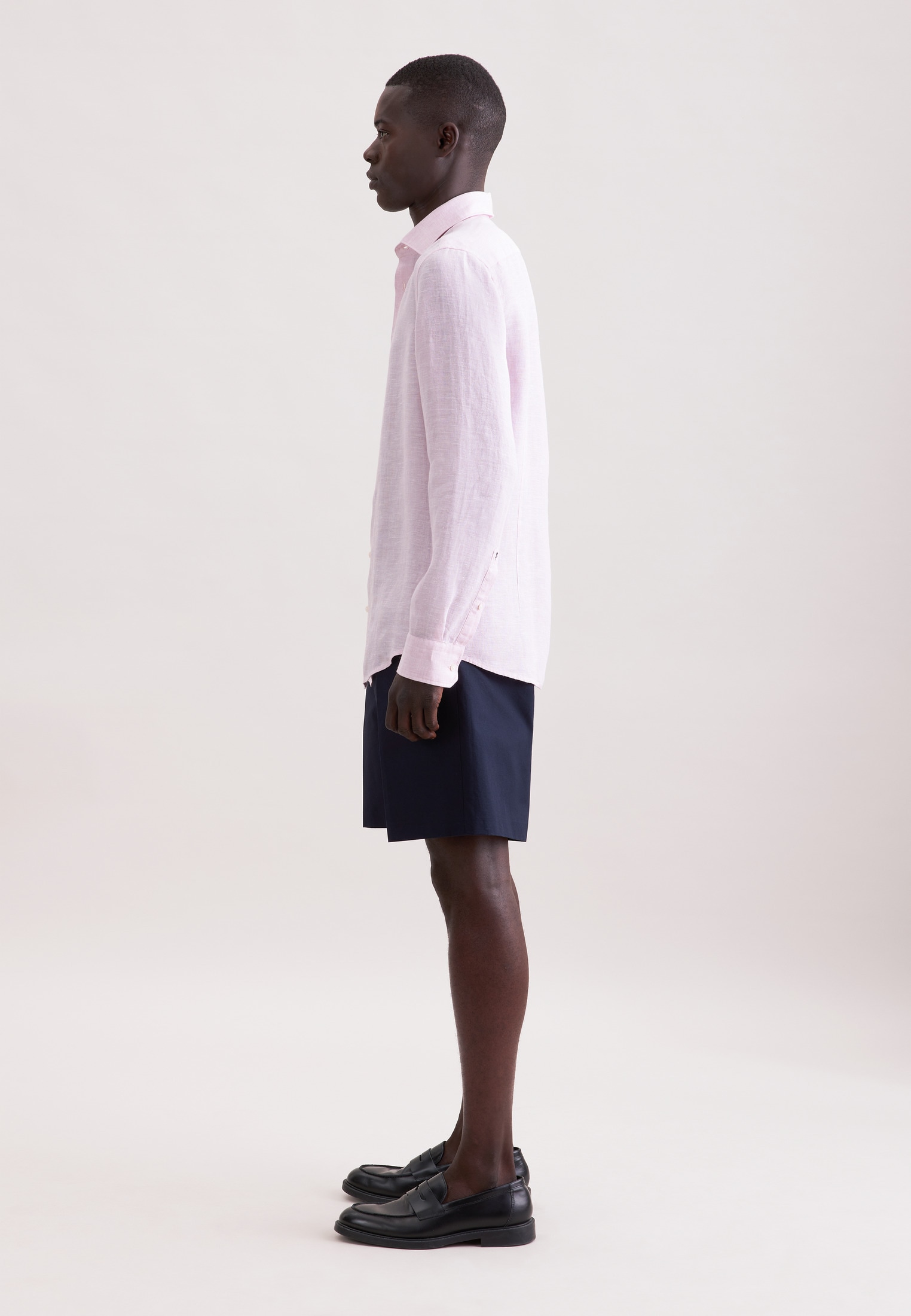 seidensticker Leinenhemd »Schwarze Rose« Slim 1/1 Kentkragen Uni