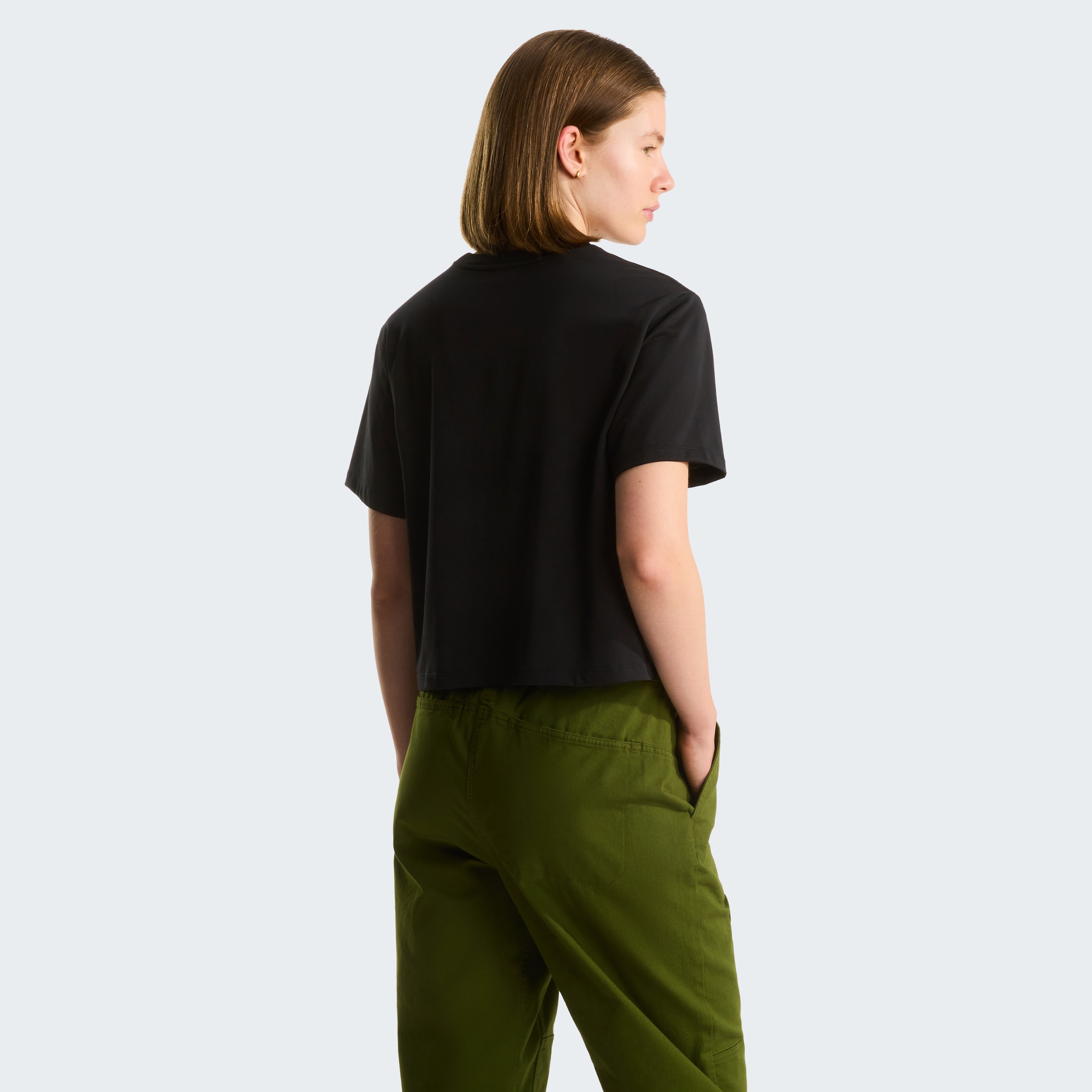 The North Face T-Shirt »W EVOLUTION SIMPLE DOME CROP RLX SS TEE« bequemer Schnitt, für sportliche Aktivitäten, sportlicher Stil