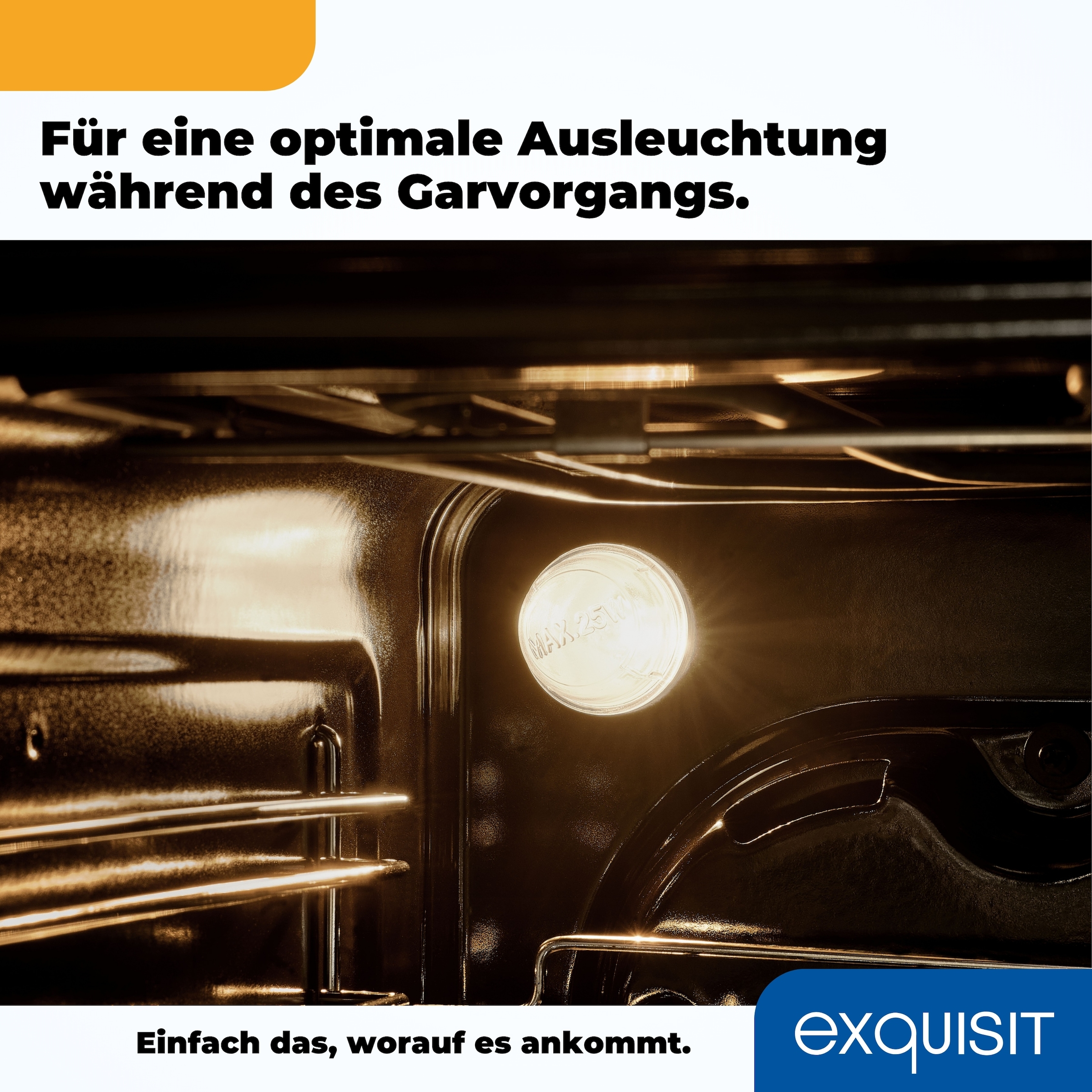 exquisit Backofen-Set »EBE367-H-120 mattschwarz« Set, 2 Stk. tlg.