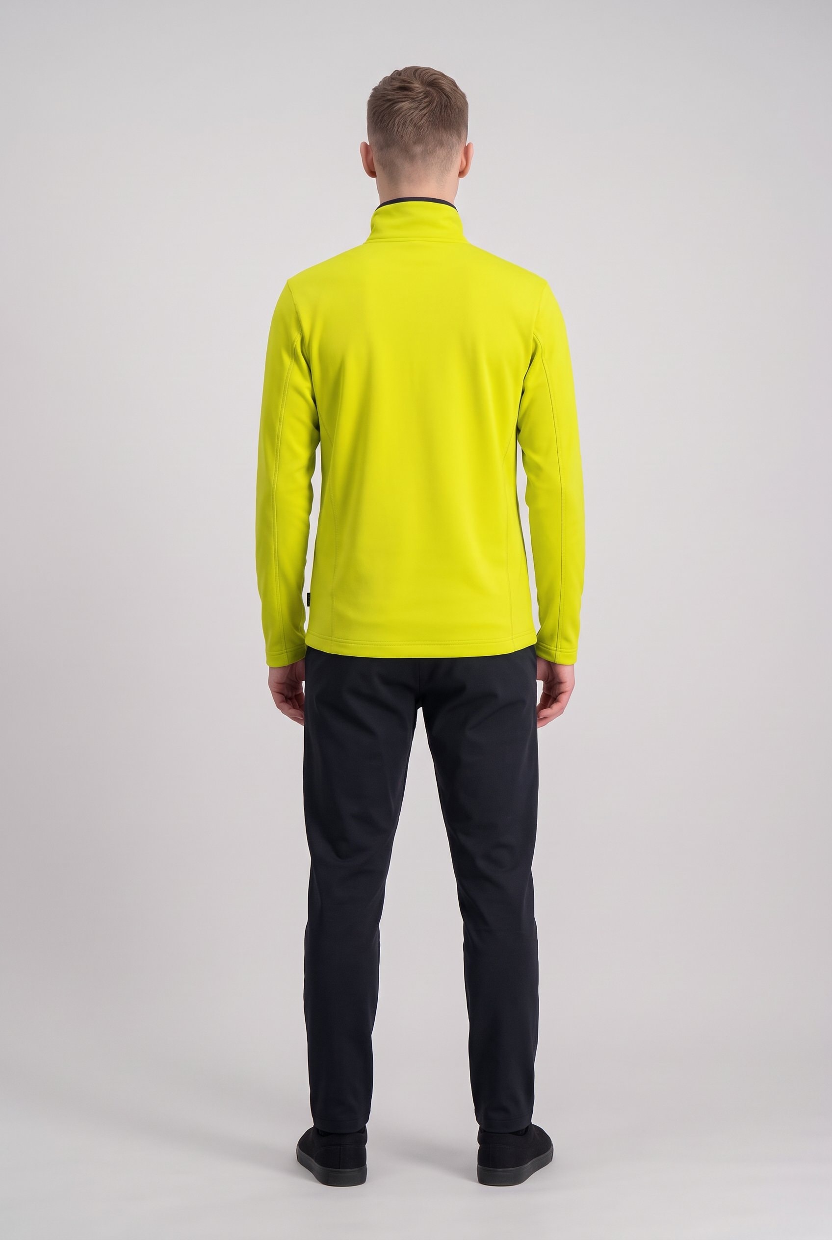 Luhta Fleeceshirt »H FLEECESHIRT 1/2 ZIP KANKOLA« mit eingesetzten Ärmeln, aus Fleece- und Trikot-Materialmix