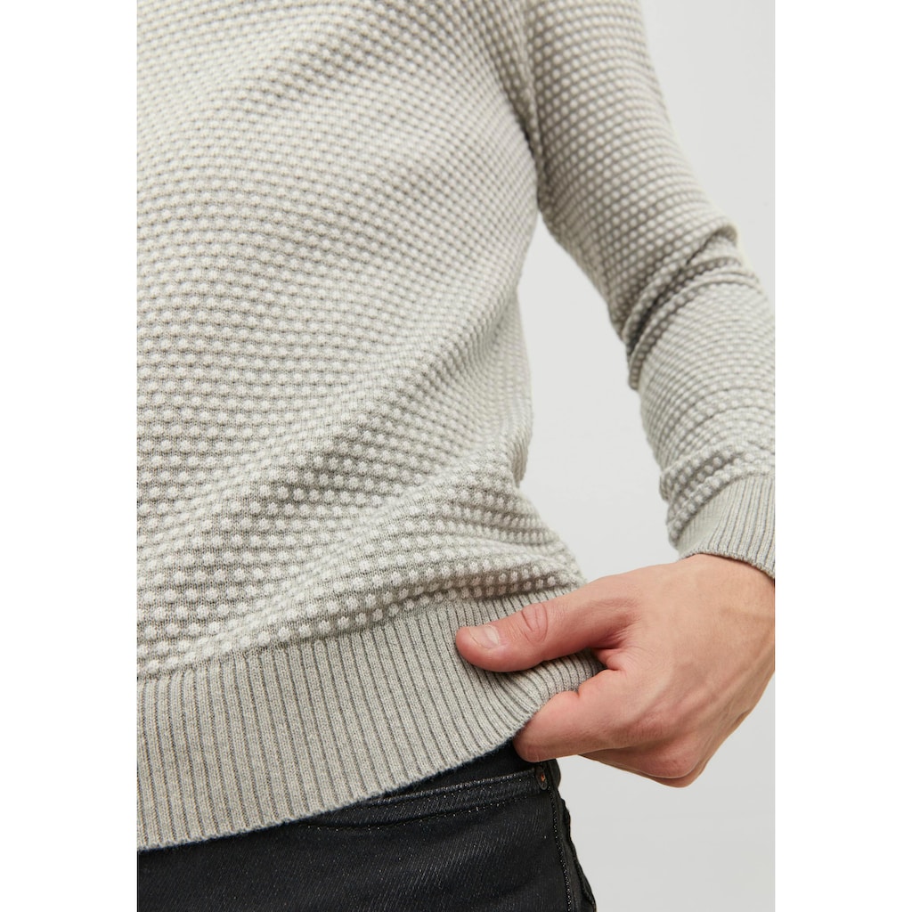 Jack & Jones Rundhalspullover »ATLAS KNIT CREW NECK«