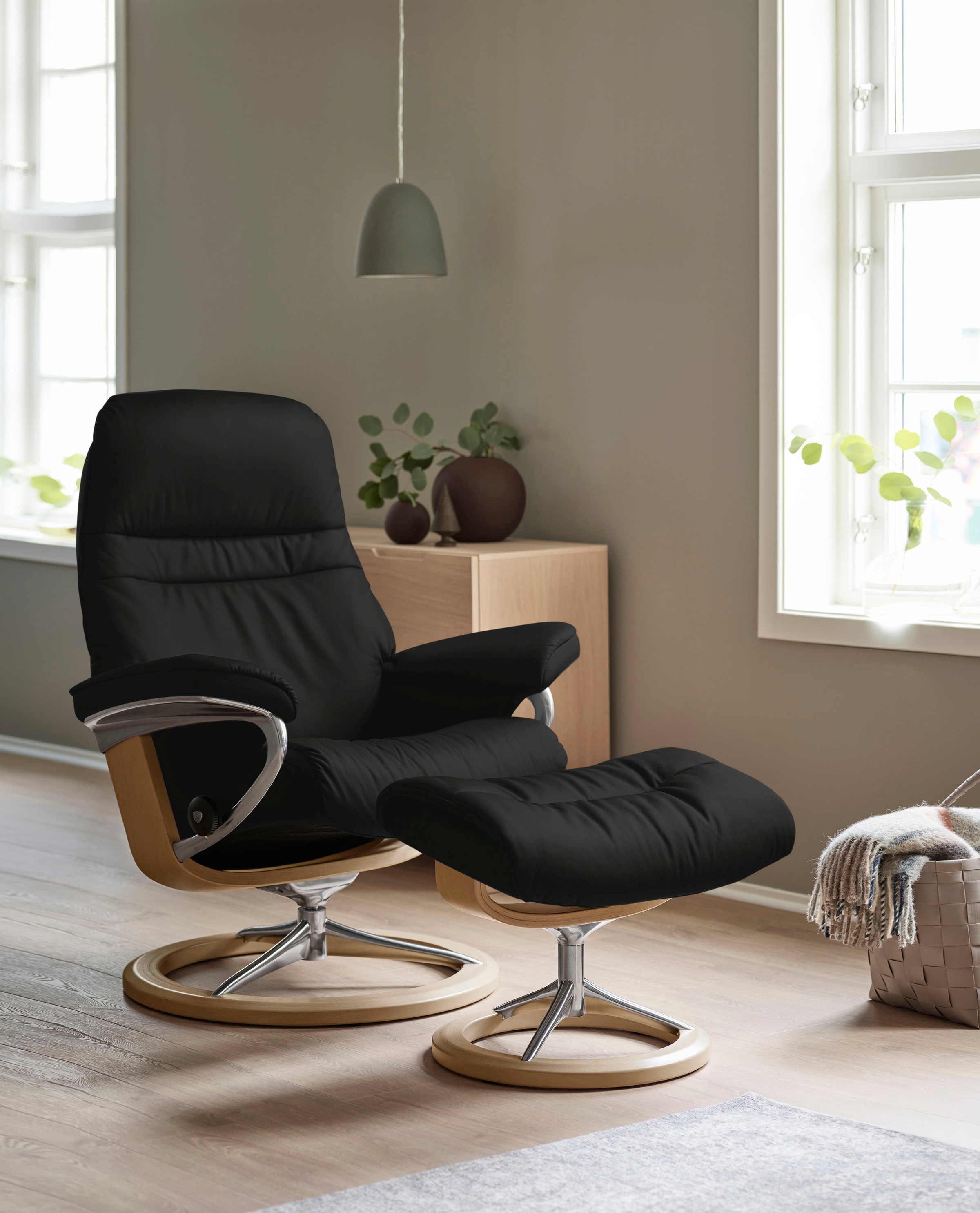 Stressless® Fußhocker »Sunrise«, mit Signature Base, Gestell Eiche