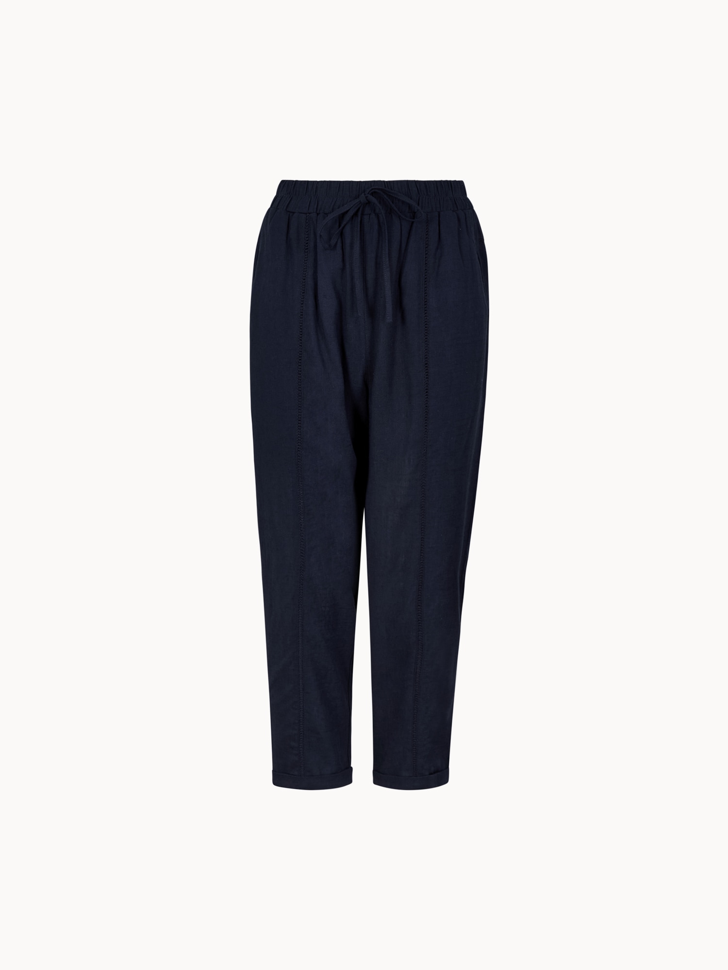 Apricot Leinenhose »Jogginghose aus Leinen«  mit Ziernaht-Einsätzen