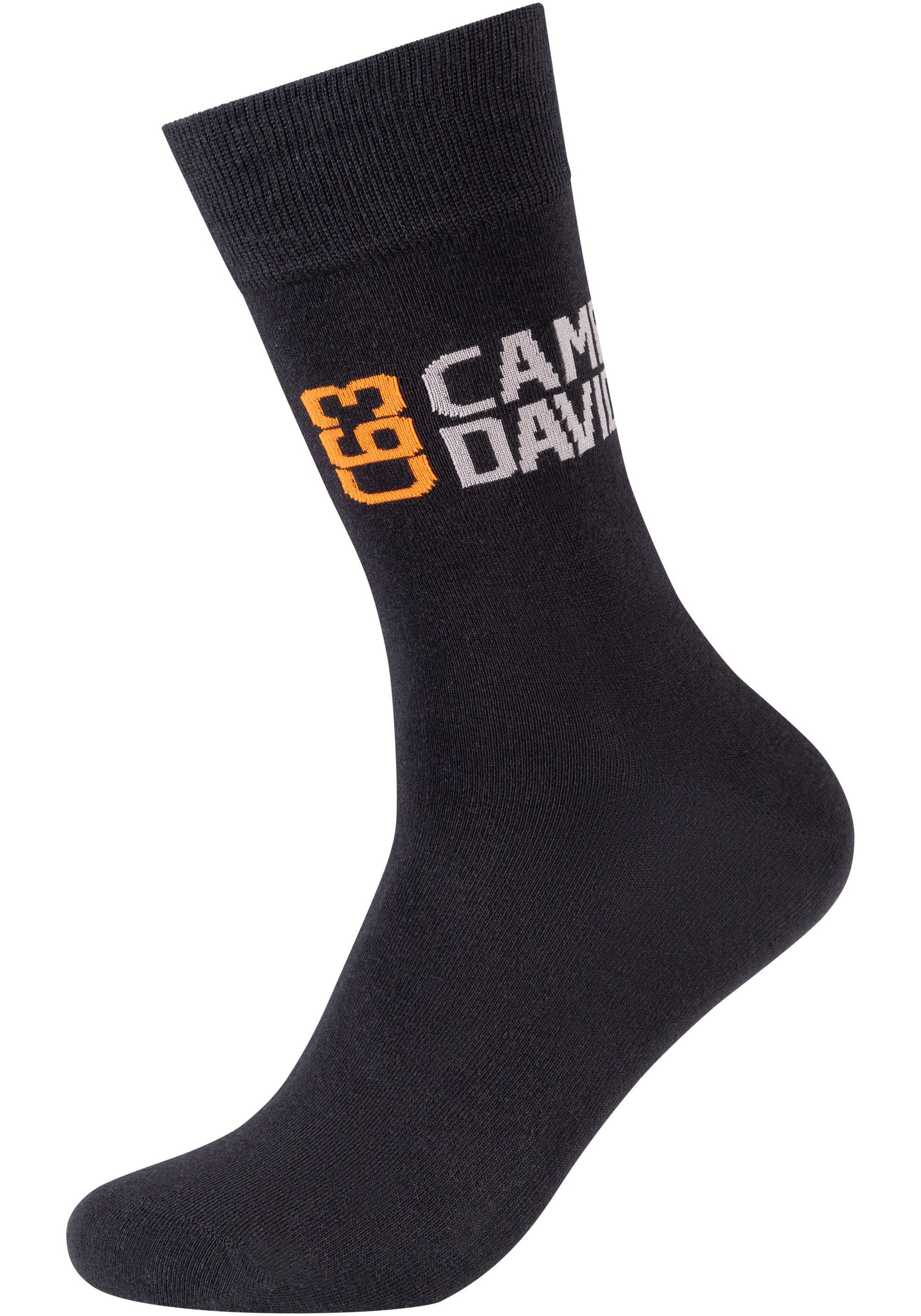 CAMP DAVID Socken »casual«, (4er Pack), mit Markenlogo