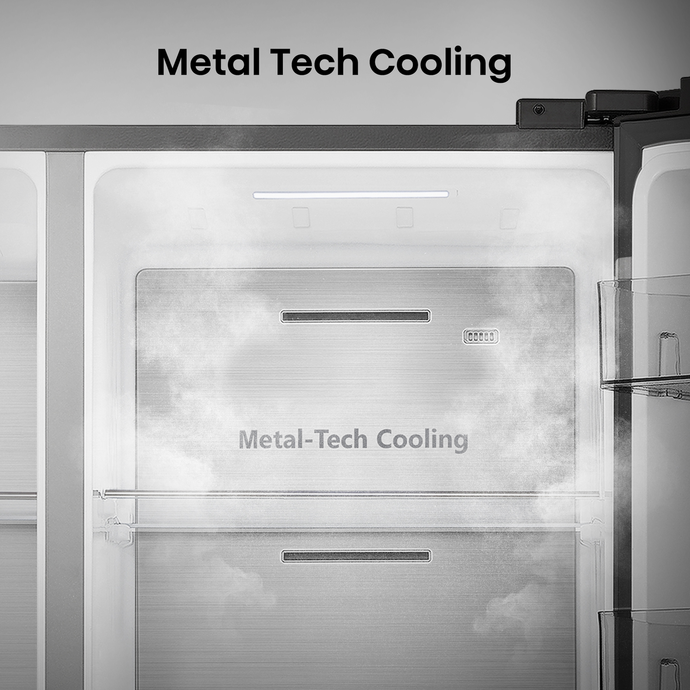 Hisense Side-by-Side »RS818N4TFC«, MetalCooling