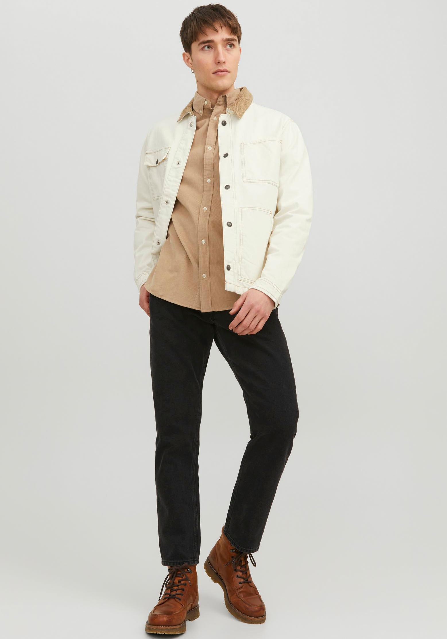 Jack & Jones Langarmhemd »JJECLASSIC CORD SHIRT LS SN«, aus Cord