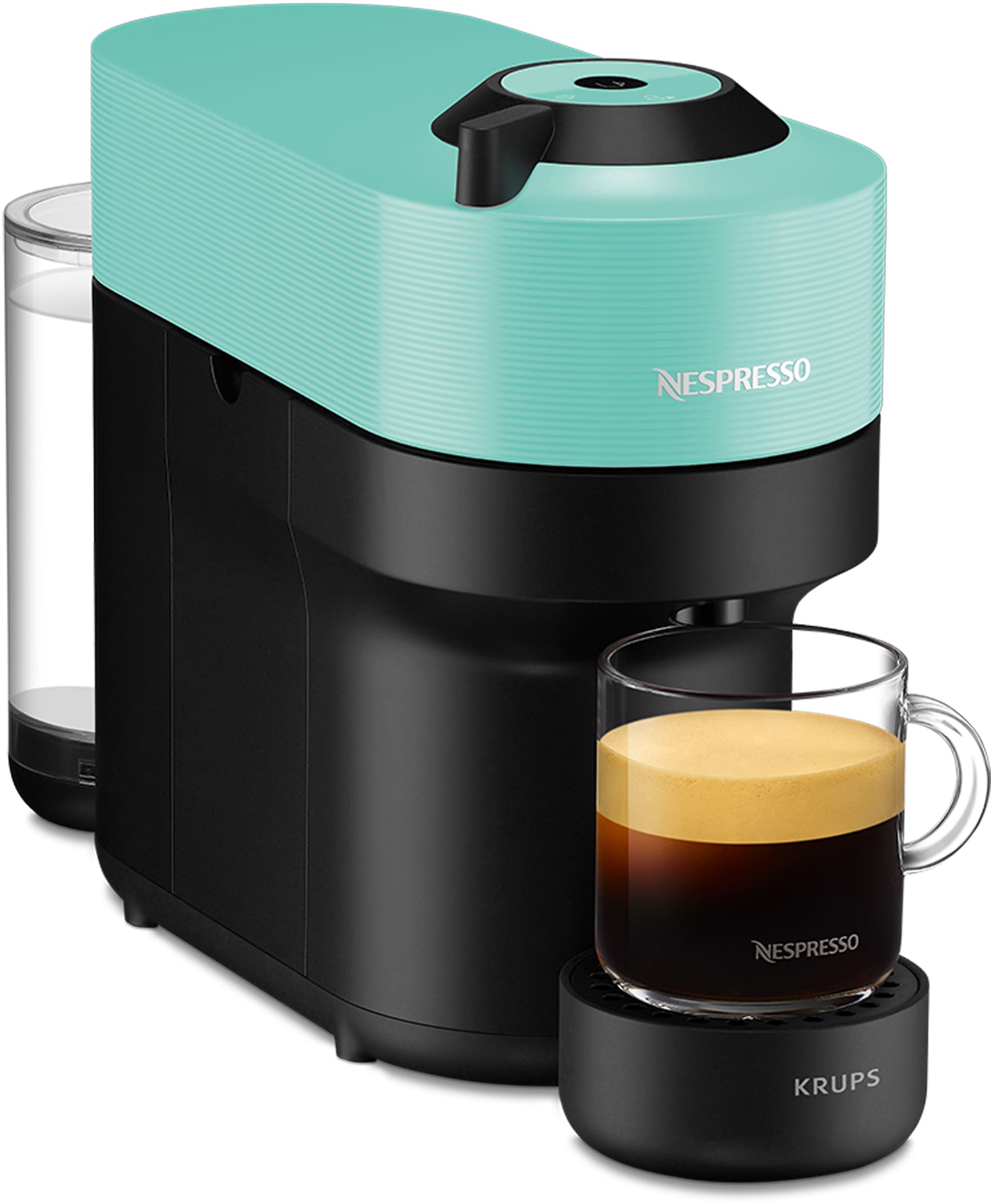 Nespresso Kapselmaschine »Vertuo Pop XN9201 von Krups« 560 ml Kapazität, aut. Kapselerkennung, One-Touch, 4 Tassengrößen in grün