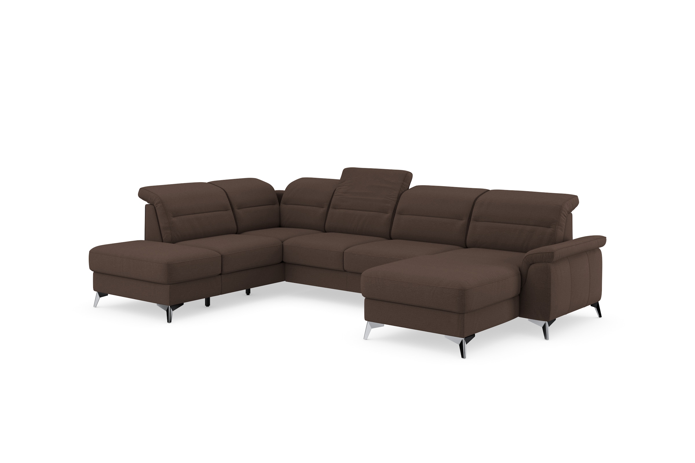 sit&more Wohnlandschaft »Sinatra U-Form«, optional mit Kopfteilverstellung und Armteilfunktion etc.