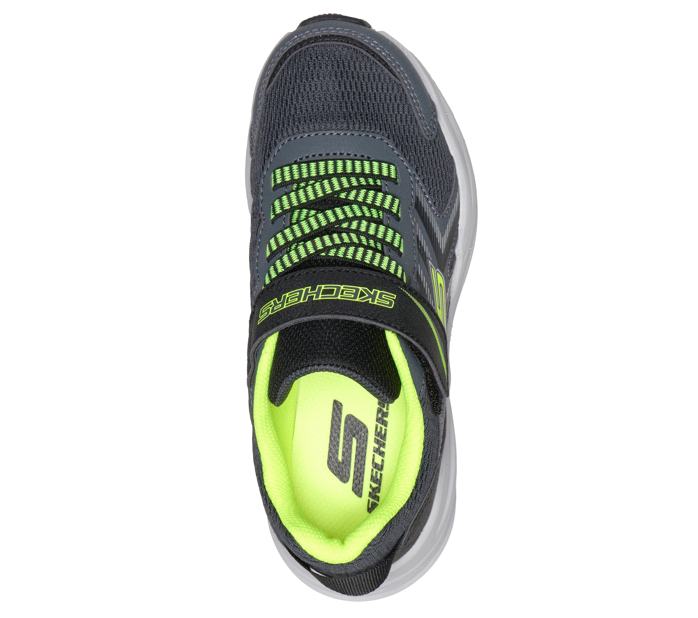 Skechers Sneaker »MICROSPEC TREAD«  Schnürer mit Klettverschluss, Größenschablone zum Download