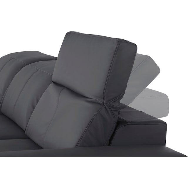 COTTA Sofa, mit Kofteilverstellung und elektrischer Sitztiefenverstellung  online kaufen