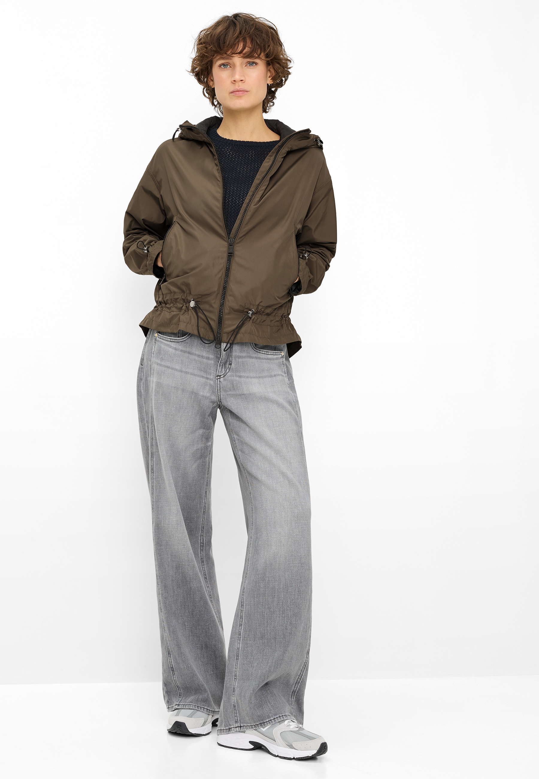 Fuchs Schmitt Outdoorjacke mit Kapuze mit Kapuze, Regular Fit, 2-Wege-Reisverschluss