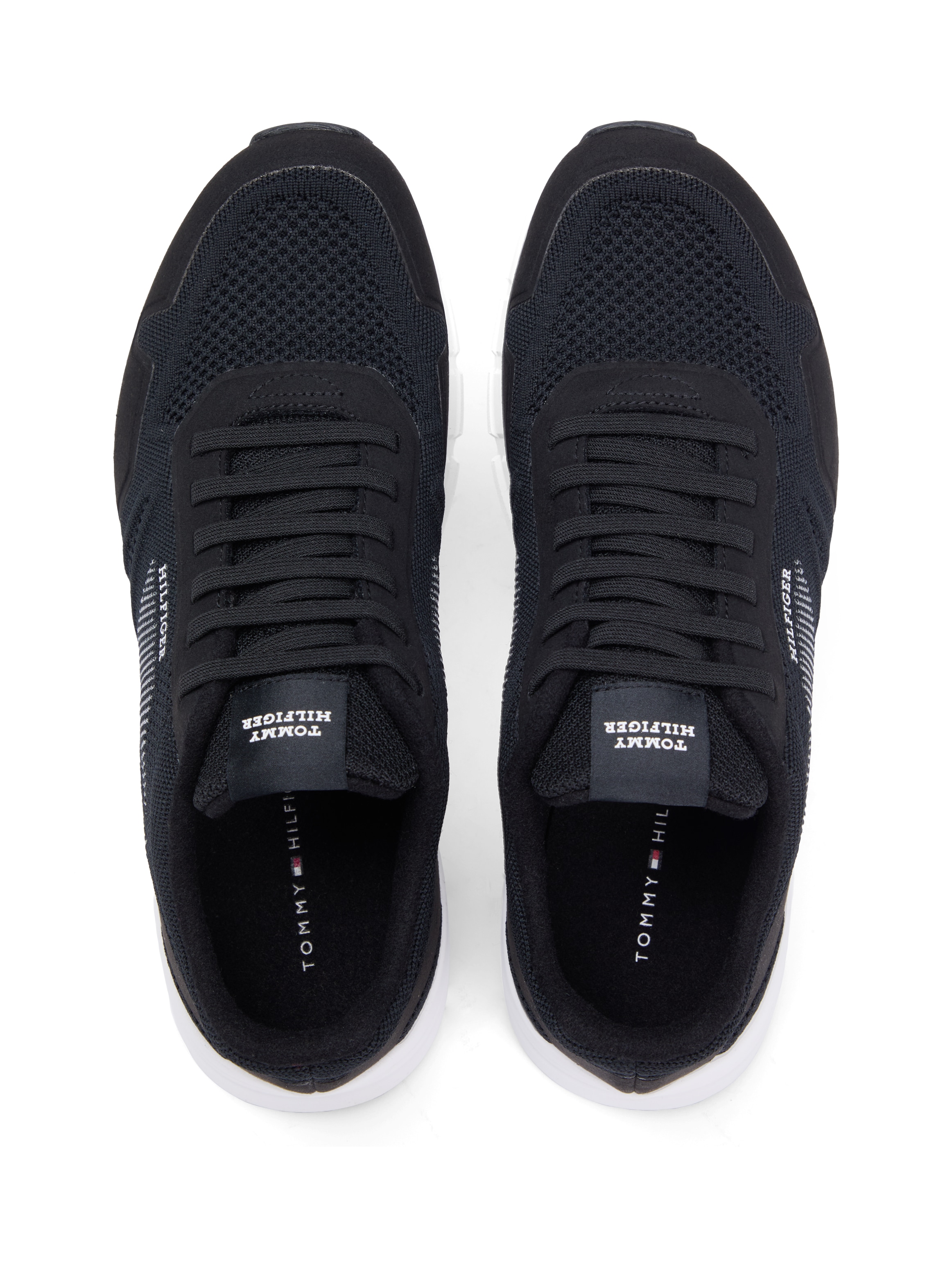 Tommy Hilfiger Sneaker »MODERN COMFORT RUN TECH KNIT«  , Freizeitschuh, Halbschuh, Schnürschuh mit seitlichem Logo