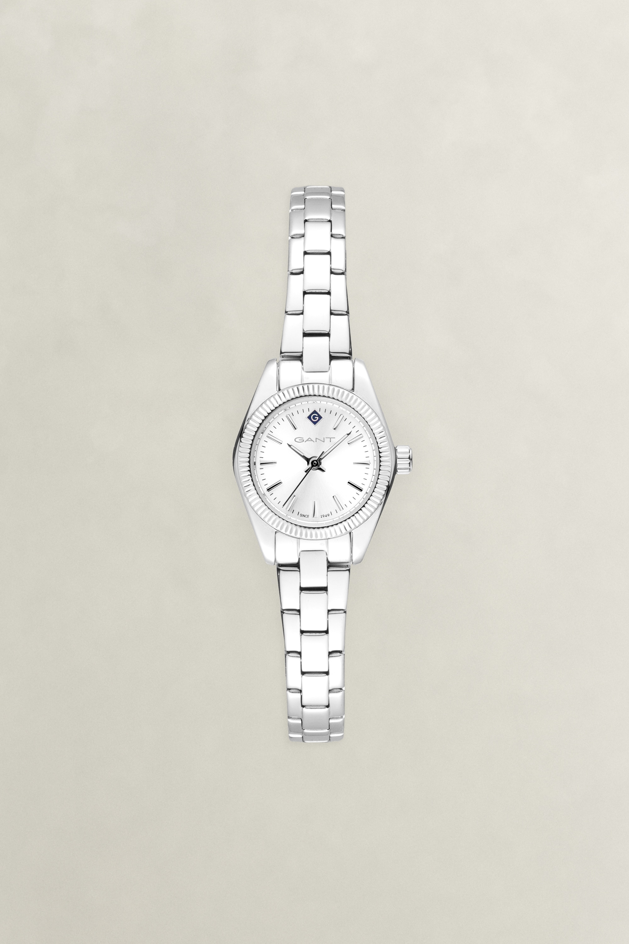 Gant Quarzuhr »F-haven« Armbanduhr, Damenuhr, Edelstahlarmband, analog