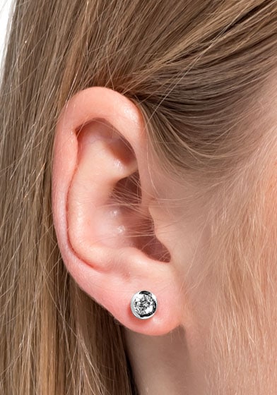 JOOP! Paar Ohrstecker »Schmuck Geschenk Ohrschmuck Glitzerstein 2031005«, Made in Germany - mit Zirkonia (synth.)