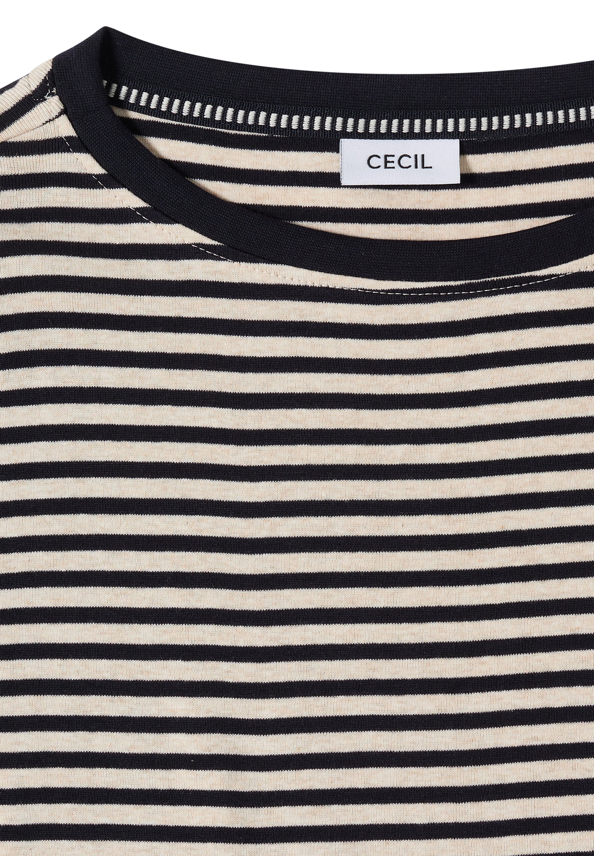 Cecil Langarmshirt im Streifen-Look