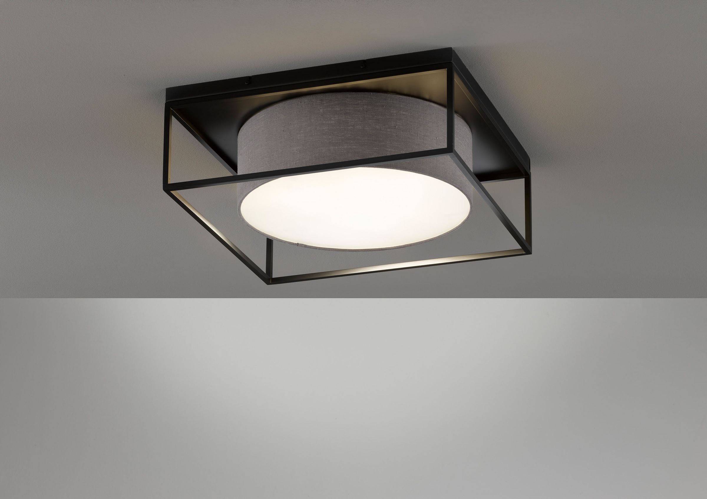 FISCHER & HONSEL Deckenleuchte »Carre«, Gr. ca. 50 x 50 cm, für Leuchmittel 3 x E14