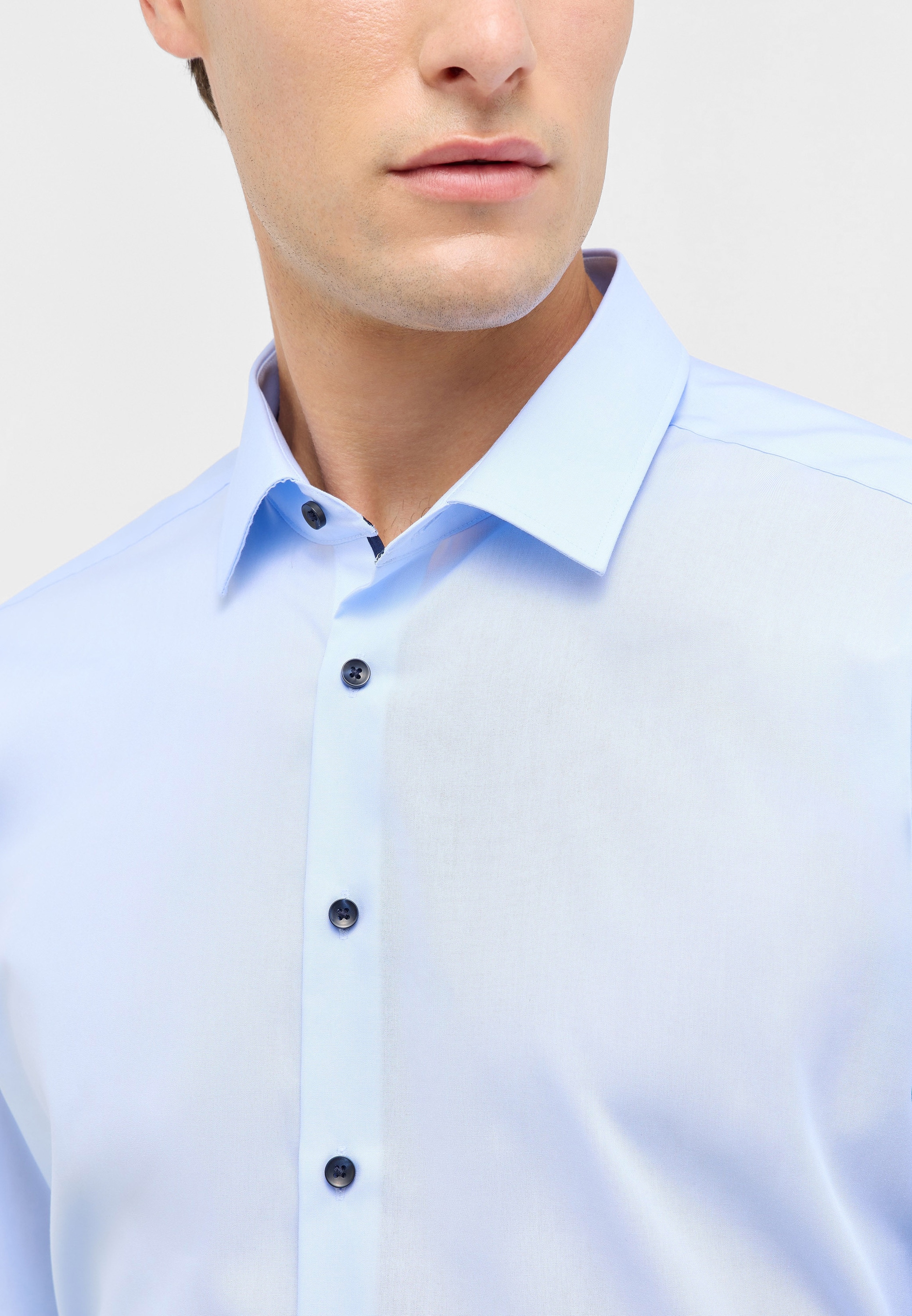 Eterna Langarmhemd »SLIM FIT« NON IRON (bügelfrei)