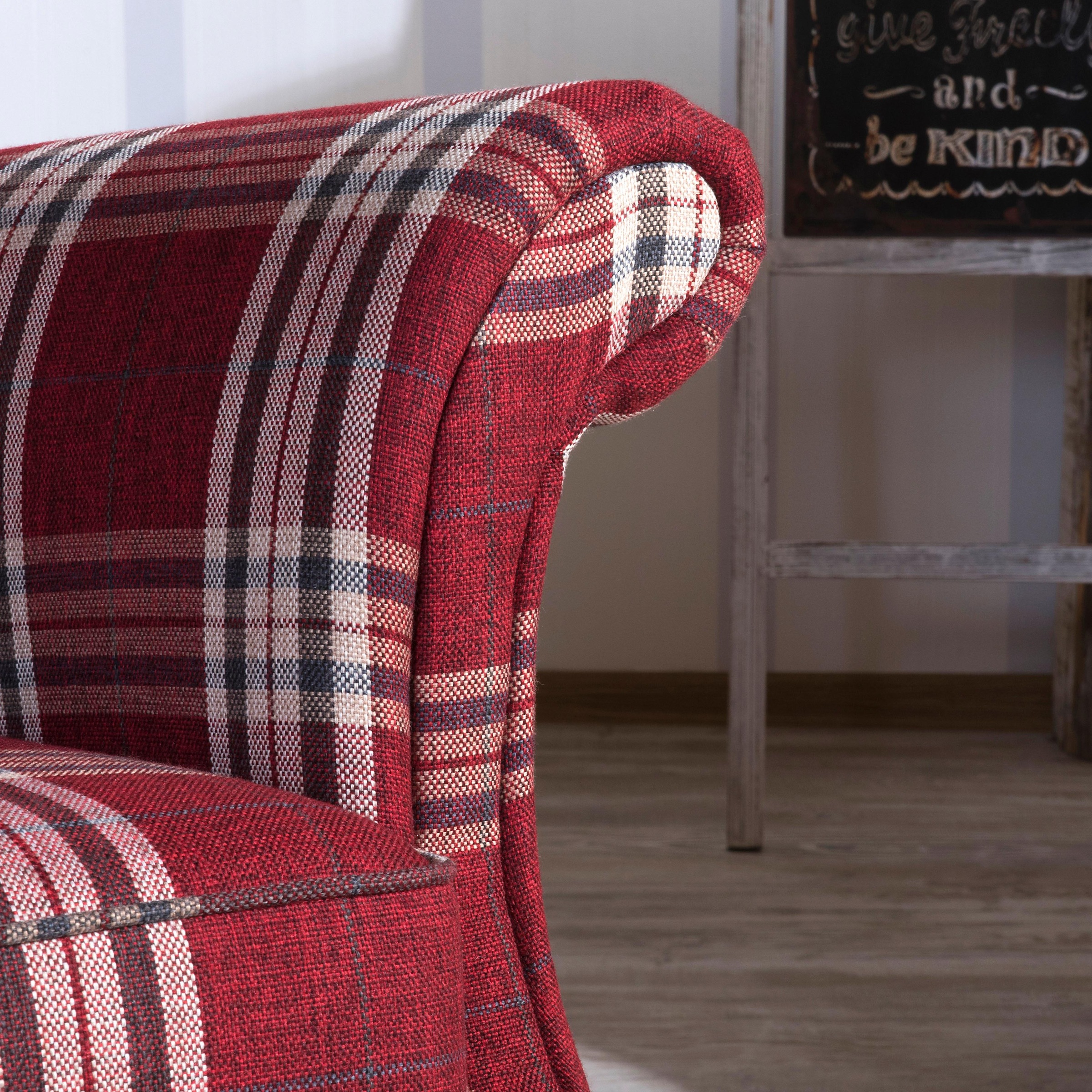Max Winzer® 2-Sitzer »Valentina Küchensofa, hoher Sitzkomfort, Hochlehner, Ohrenbackenoptik«, Retro und modern, Breite 157 cm