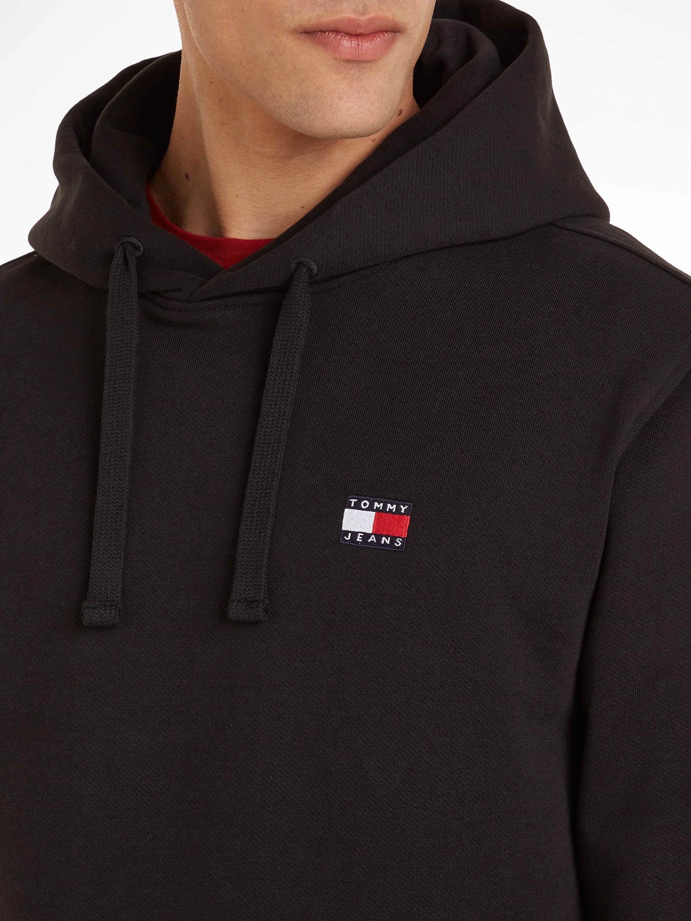 Tommy Jeans Plus Kapuzensweatshirt »TJM REG BADGE HOODIE EXT«, mit wärmend weicher Innenseite