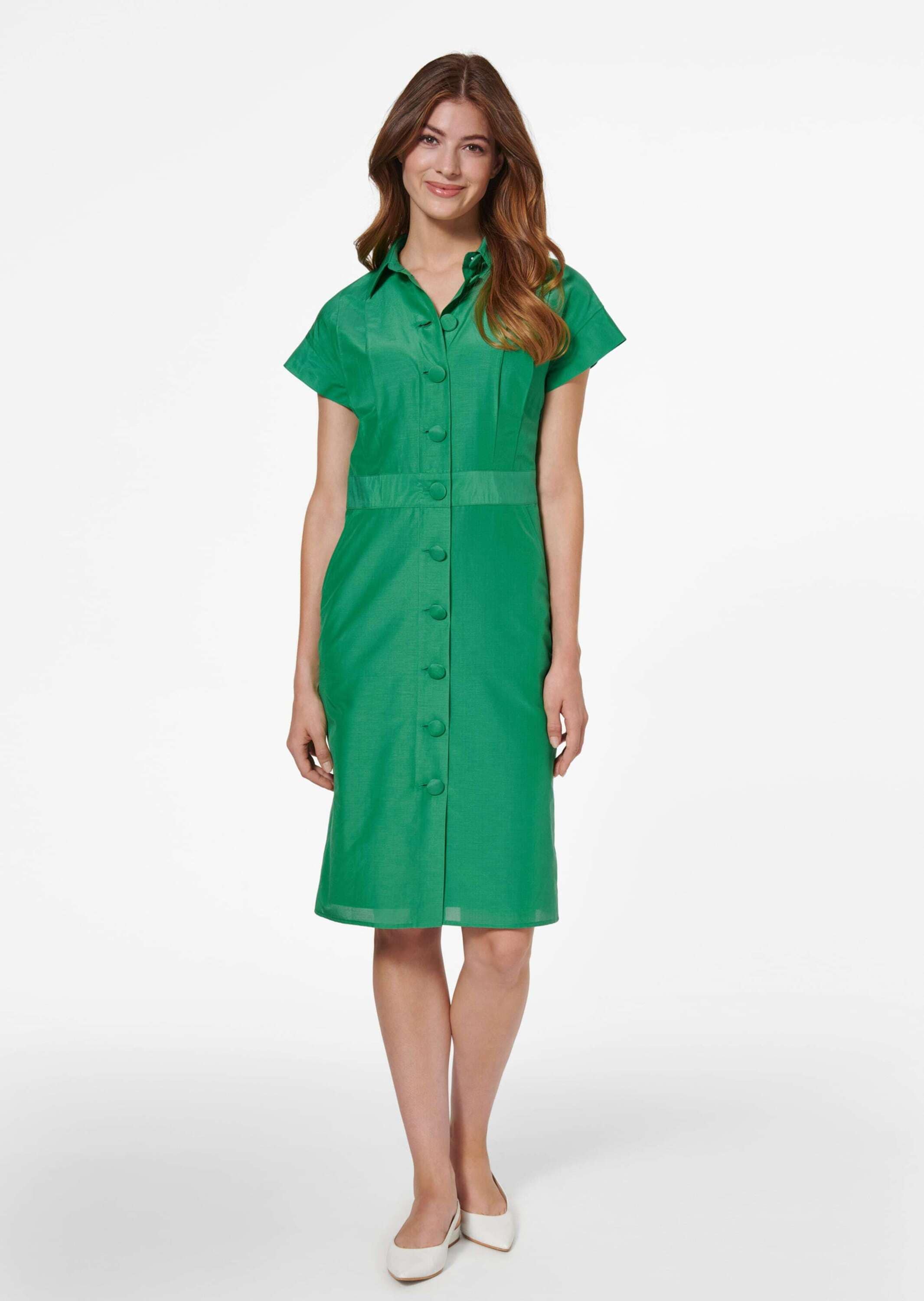 MADELEINE Etuikleid »Kleid Etuikleid mit dekorativer Knopfleiste«