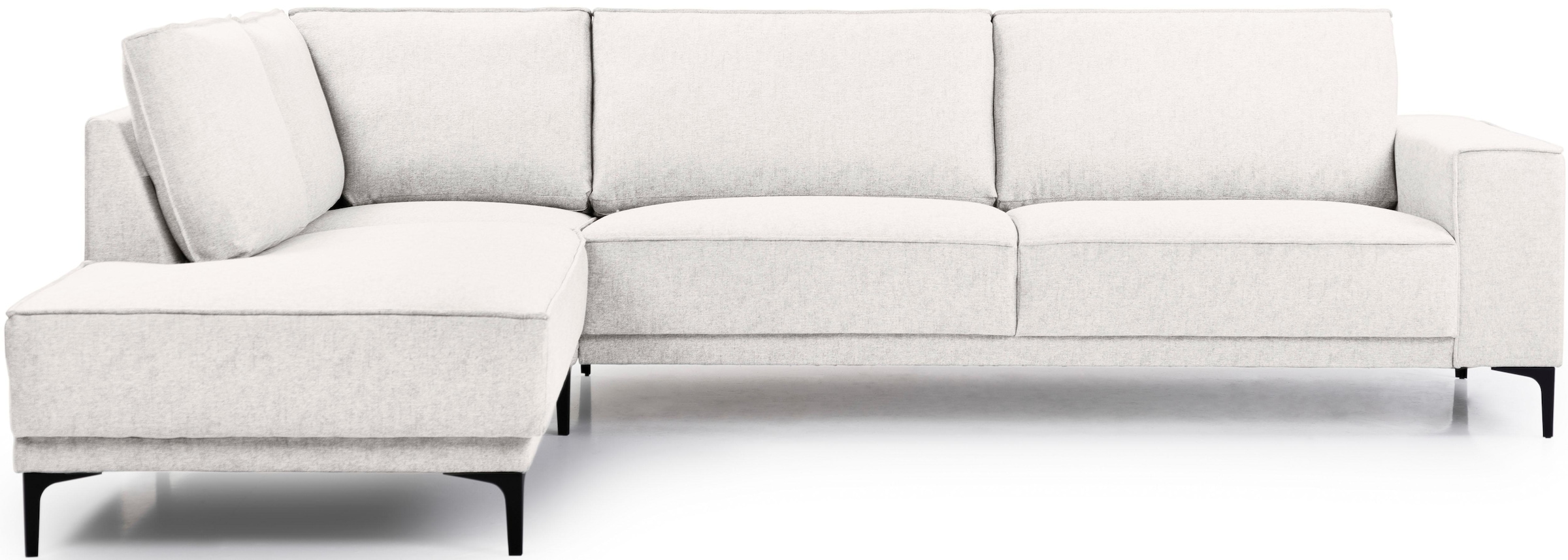 PLACES OF STYLE Ecksofa Oland, L-Form, inkl. Rückenkissen, hochwertige Verarbeitung