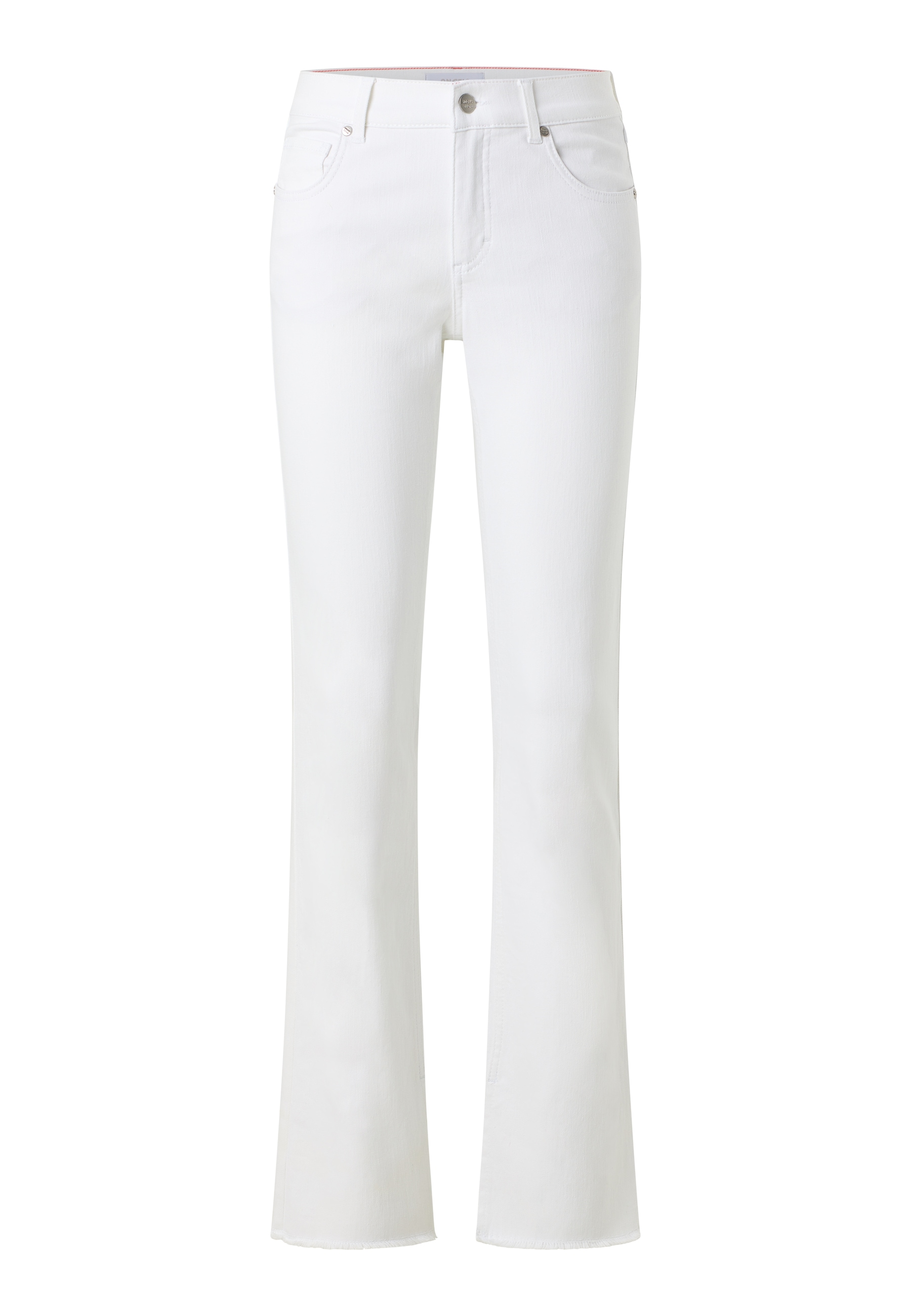 ANGELS Bootcut-Jeans »LENI SLIT FRINGE«