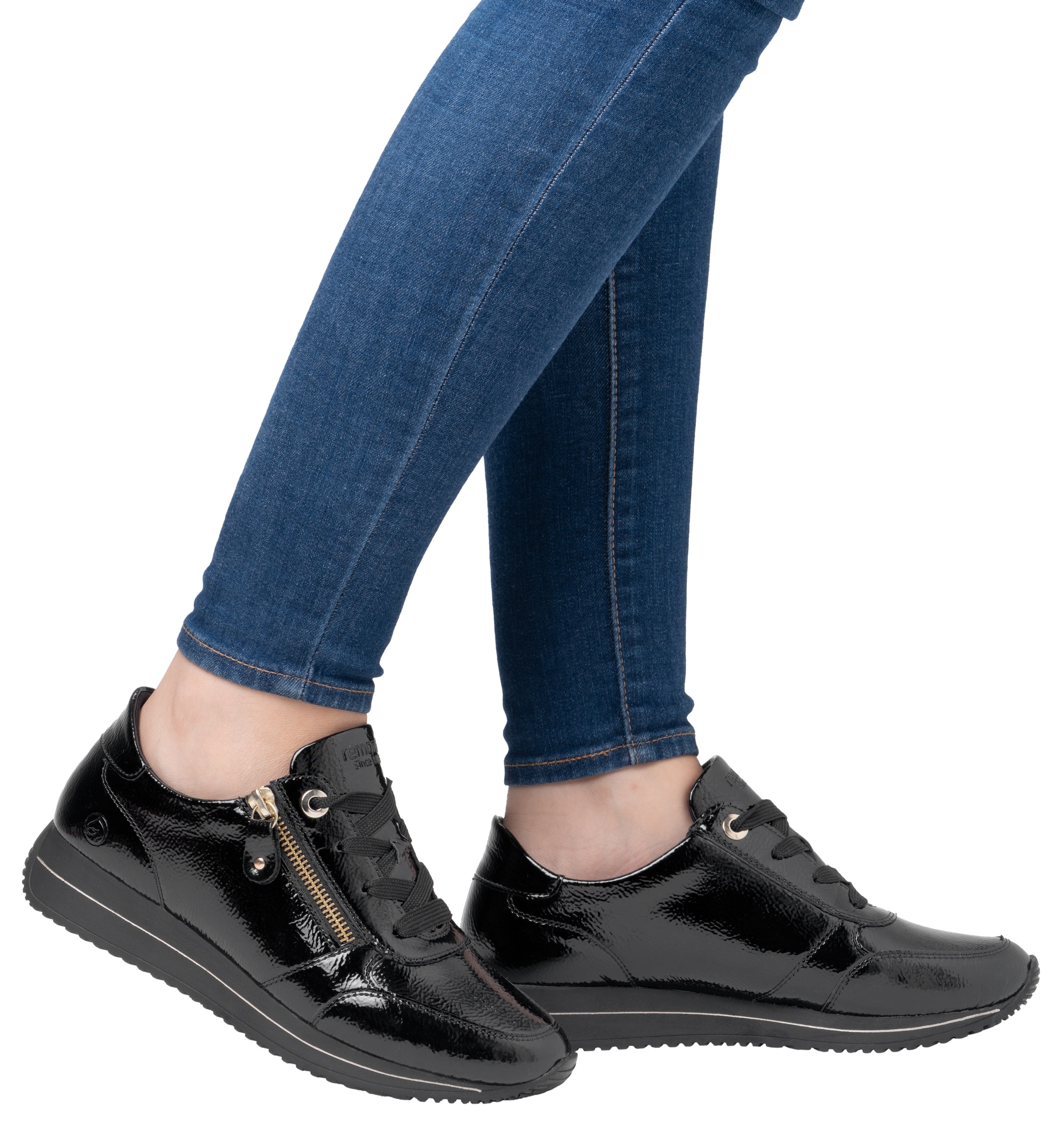 Remonte Keilsneaker, Freizeitschuh, Halbschuh, Schnürschuh in schmaler Form