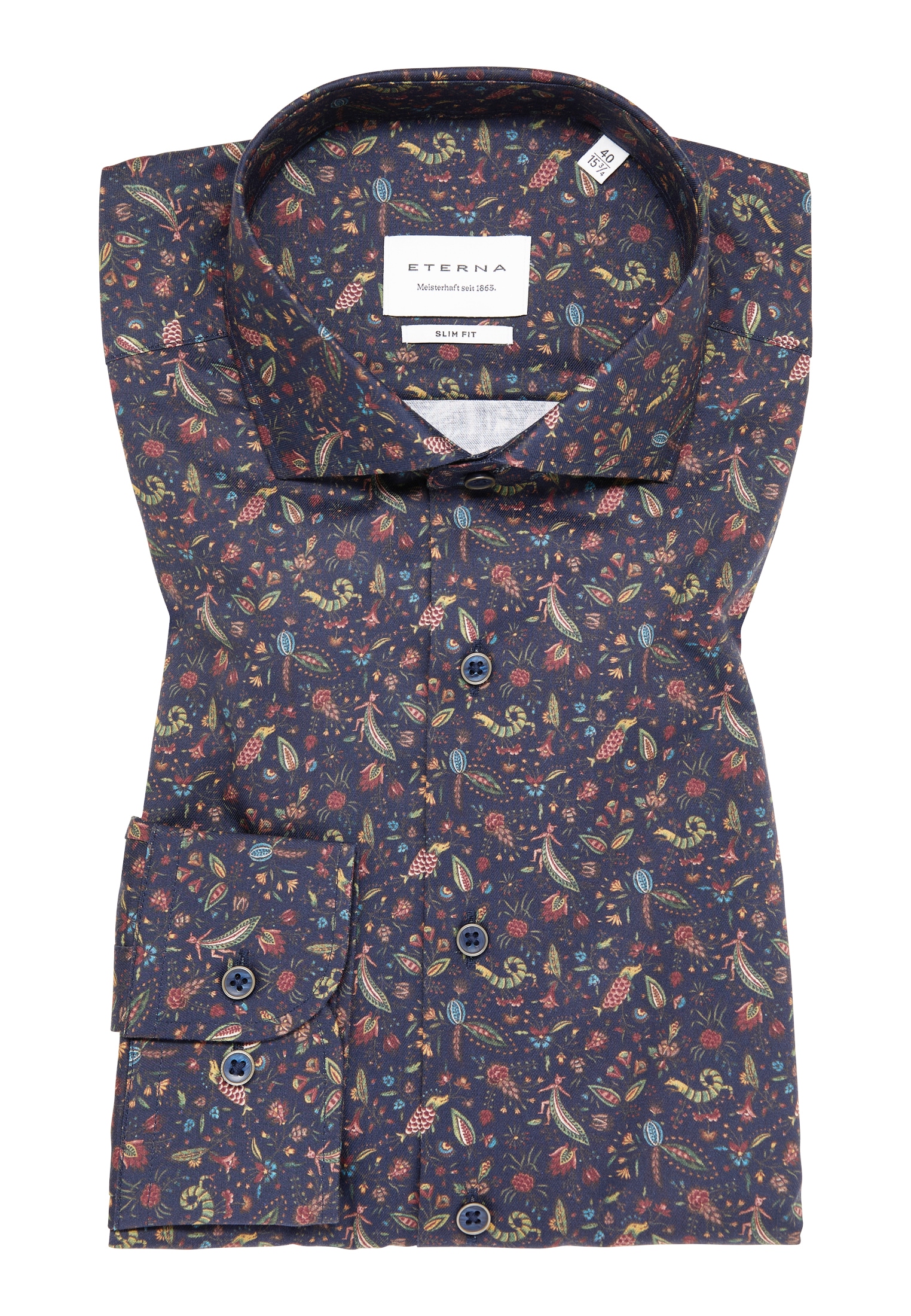 Eterna Langarmhemd »SLIM FIT«, NON IRON (bügelfrei)