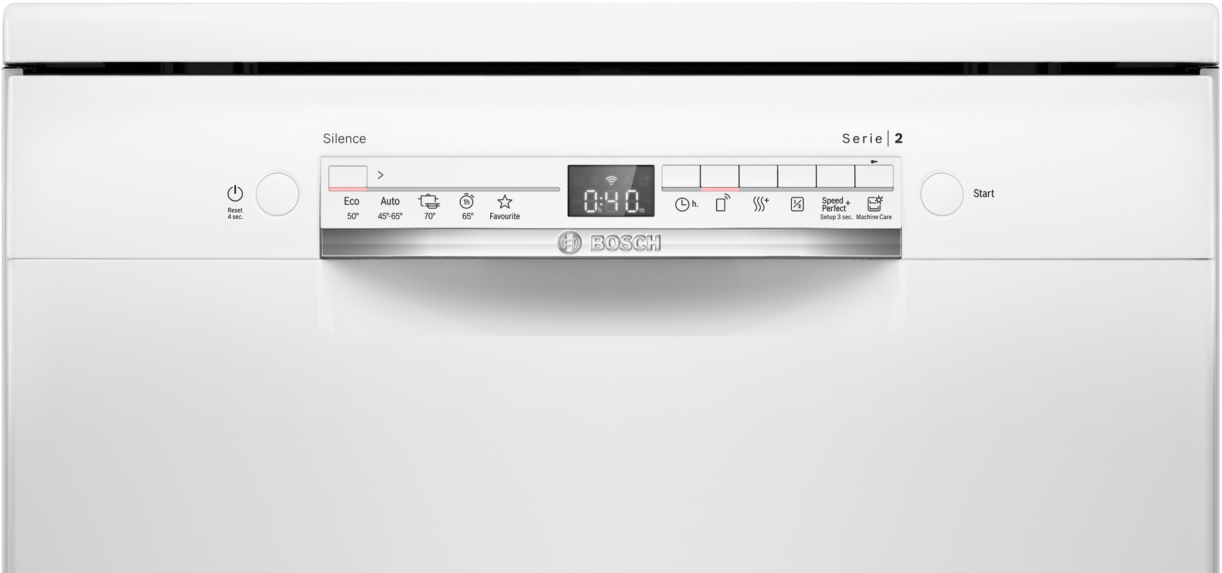 BOSCH Standgeschirrspüler Serie 2 »SMS2HTW08E« 13 tlg. Maßgedecke
